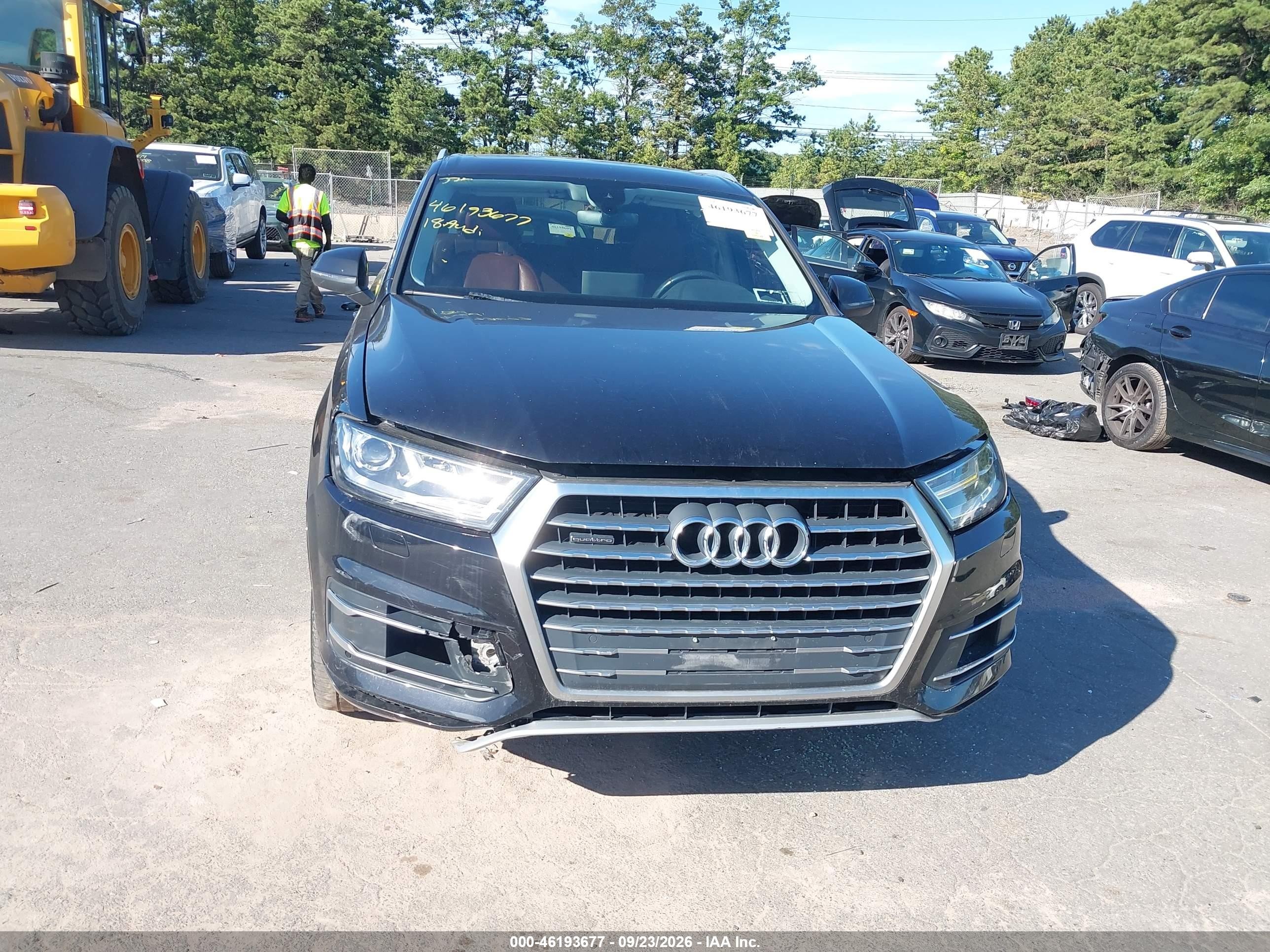 2018 Audi Q7 VIN WA1LHAF72JD044179 IAAI salvage auction — Front End, Mv-907A (New York), sold $5,600 on 2026-10-03 (photo 6)