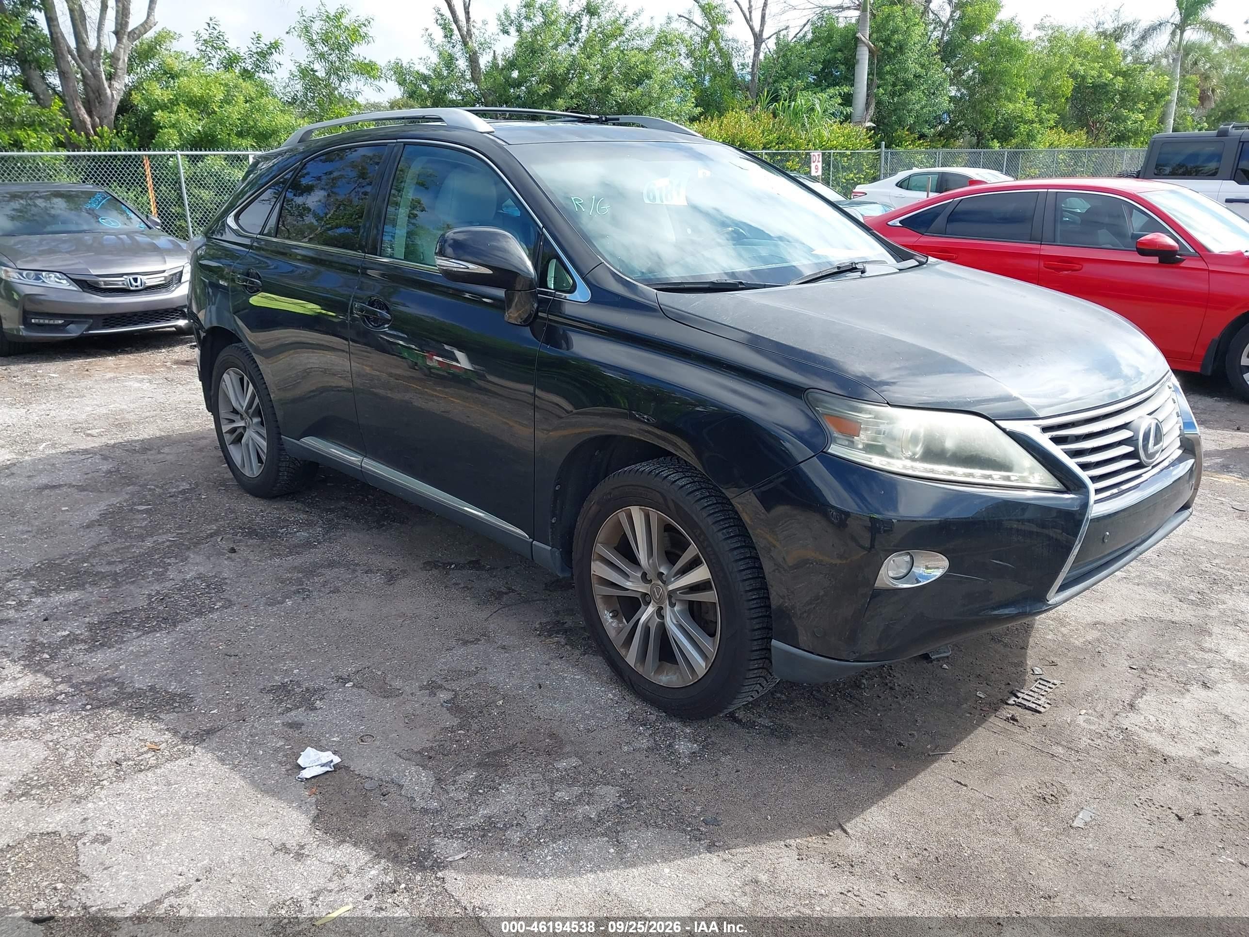 2015 Lexus RX 350 VIN 2T2ZK1BA6FC196470 — IAAI salvage auction photo