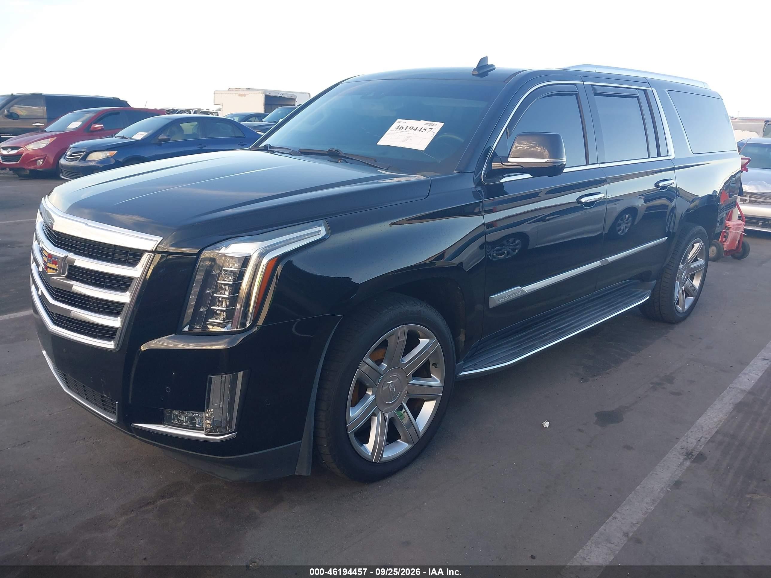 2020 Cadillac Escalade esv VIN 1GYS4HKJ2LR189651 IAAI salvage auction — Vandalized, Salvage (North Carolina), sold $13,900 on 2026-10-14 (photo 2)