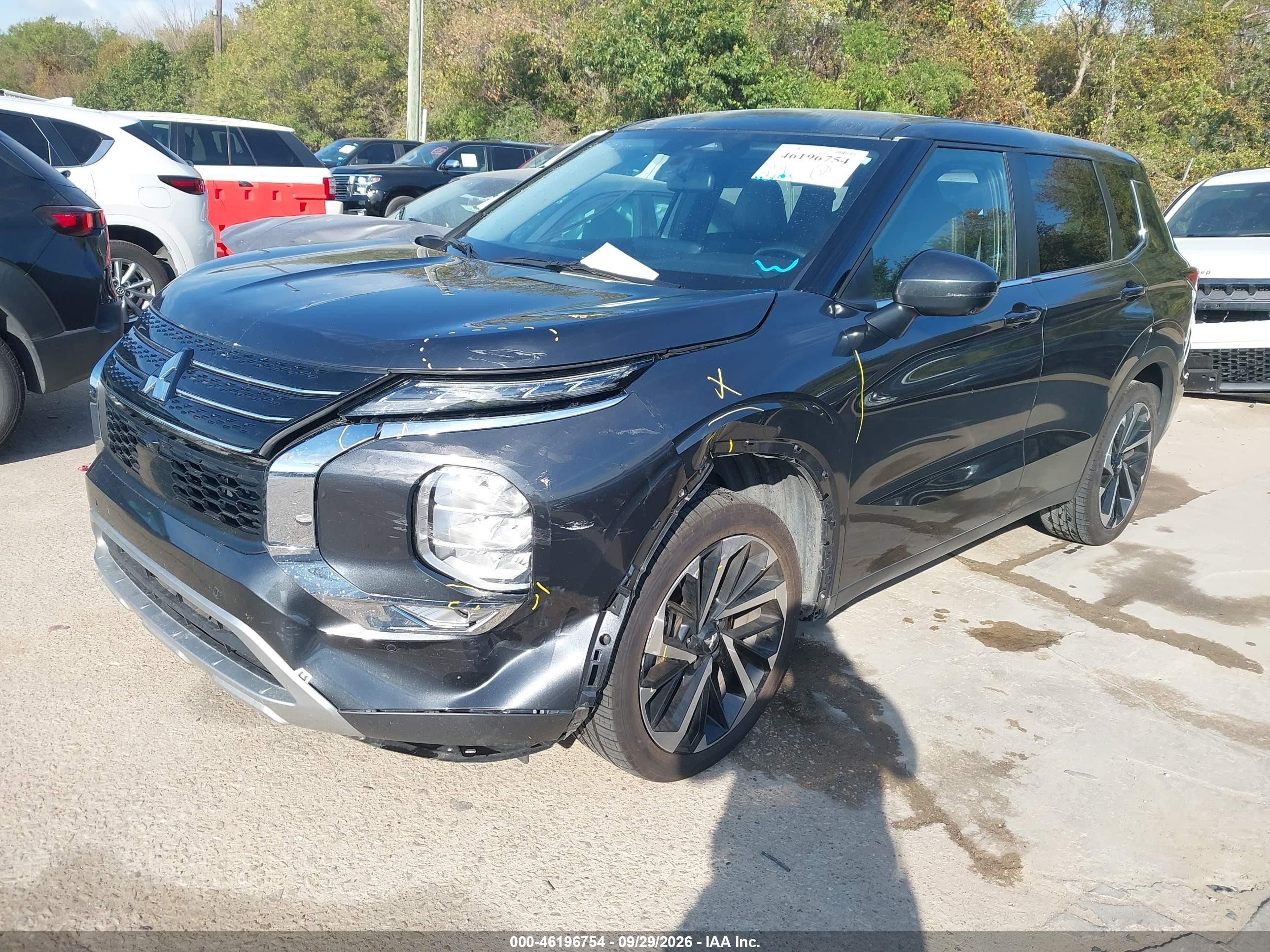 2024 Mitsubishi Outlander VIN JA4J3VA84RZ069970 IAAI salvage auction — Front End, Enterprise Vehicles Clear Only (Oklahoma), sold $13,200 on 2026-09-30 (photo 2)