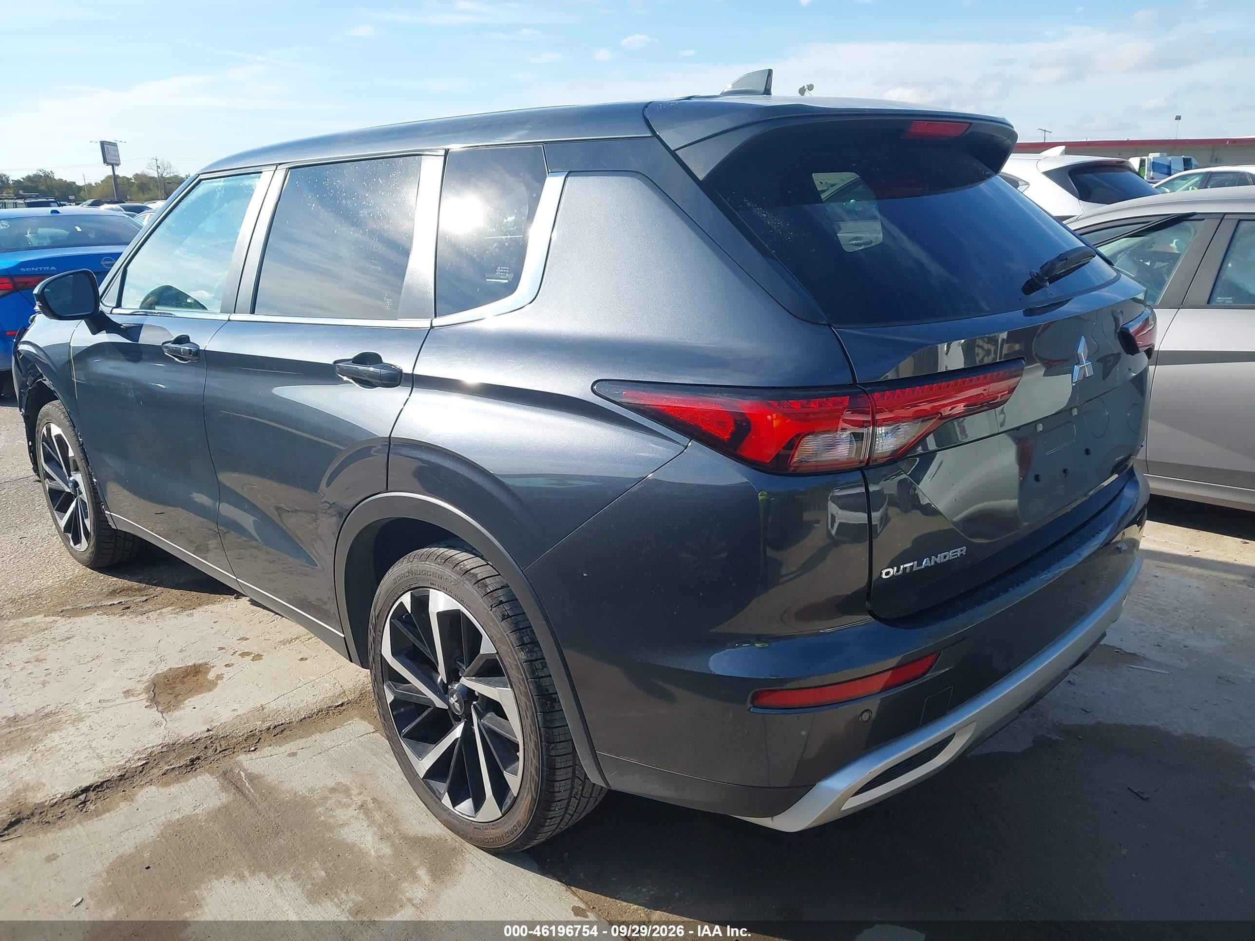 2024 Mitsubishi Outlander VIN JA4J3VA84RZ069970 IAAI salvage auction — Front End, Enterprise Vehicles Clear Only (Oklahoma), sold $13,200 on 2026-09-30 (photo 3)
