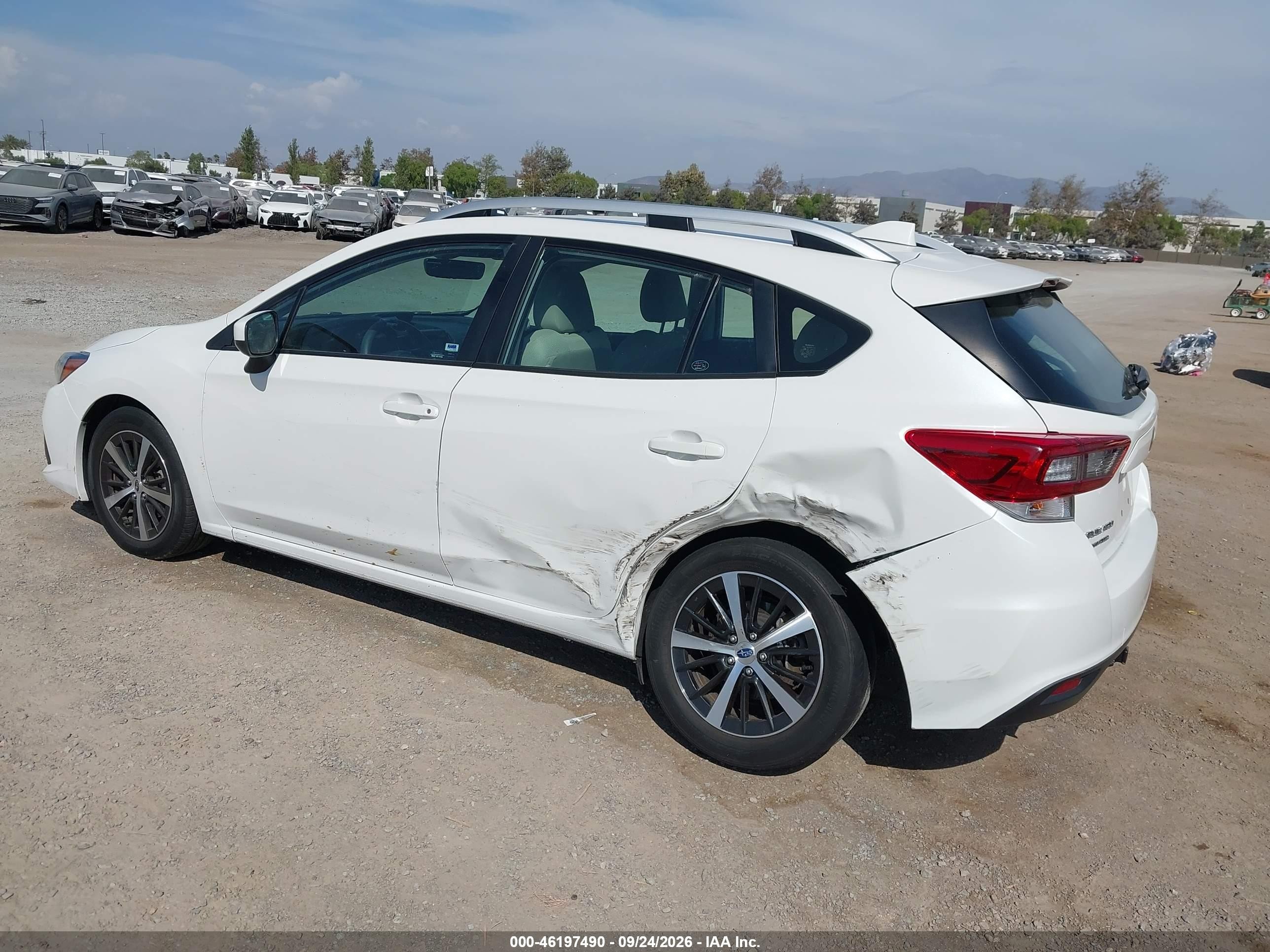 2022 Subaru Impreza VIN 4S3GTAV69N3704177 IAAI salvage auction — Rear End, Salvage (California), sold $4,950 on 2026-10-06 (photo 3)