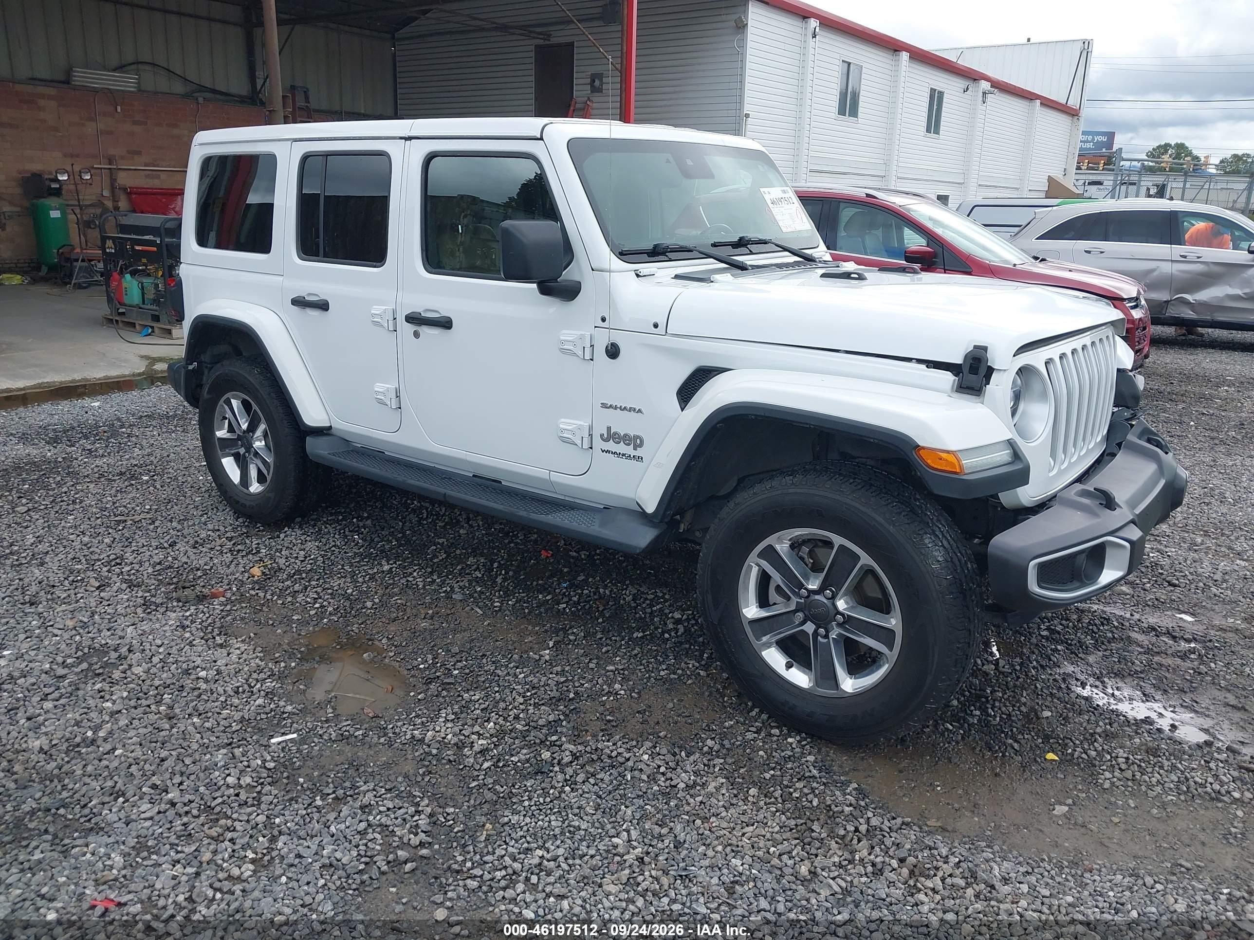 2020 Jeep Wrangler Unlimited VIN 1C4HJXEG7LW285988 — IAAI salvage auction photo