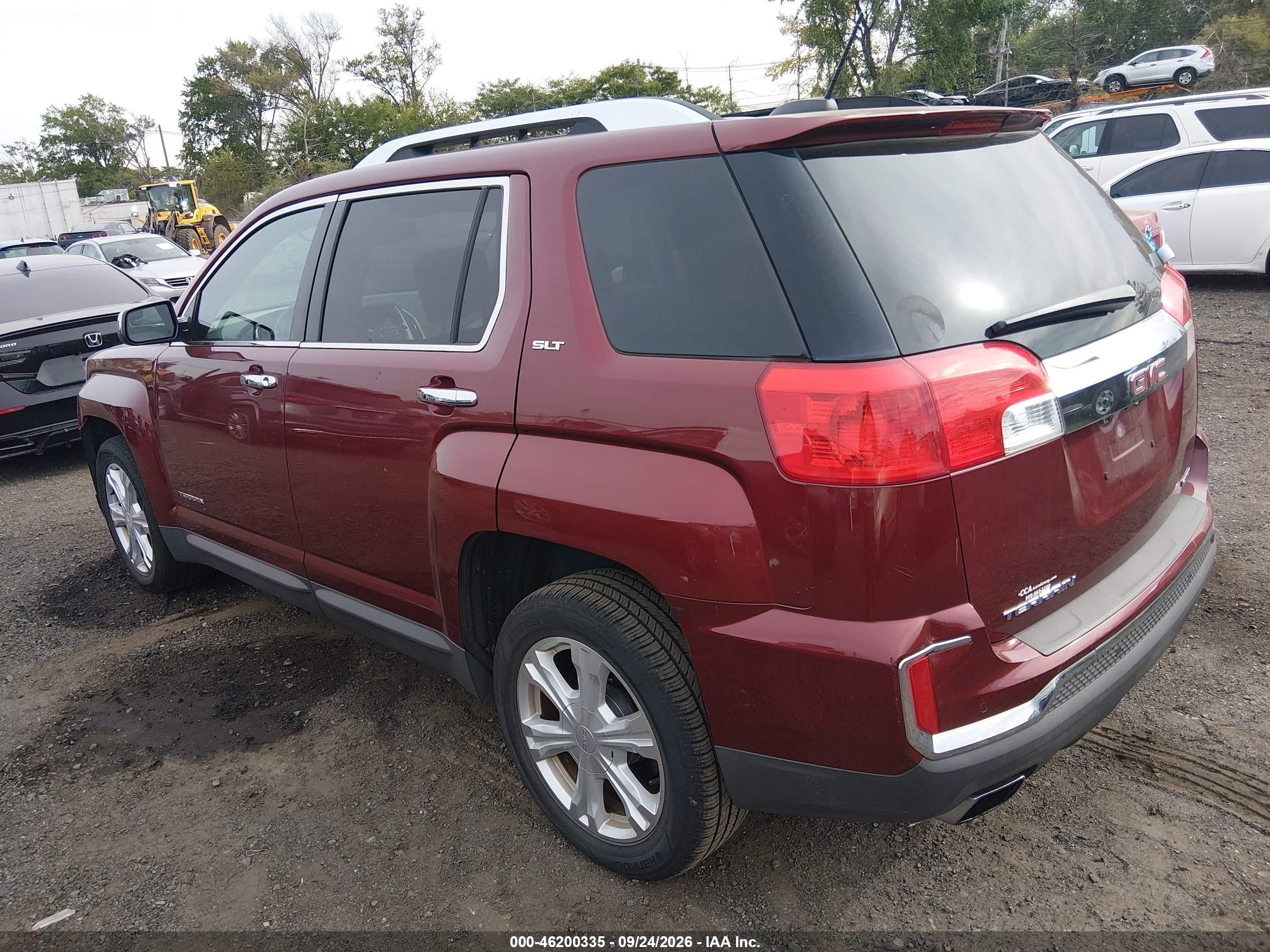 2016 Gmc Terrain VIN 2GKFLUEK6G6223264 IAAI salvage auction — Normal Wear, Clear (New Jersey), sold $1,475 on 2026-09-28 (photo 3)