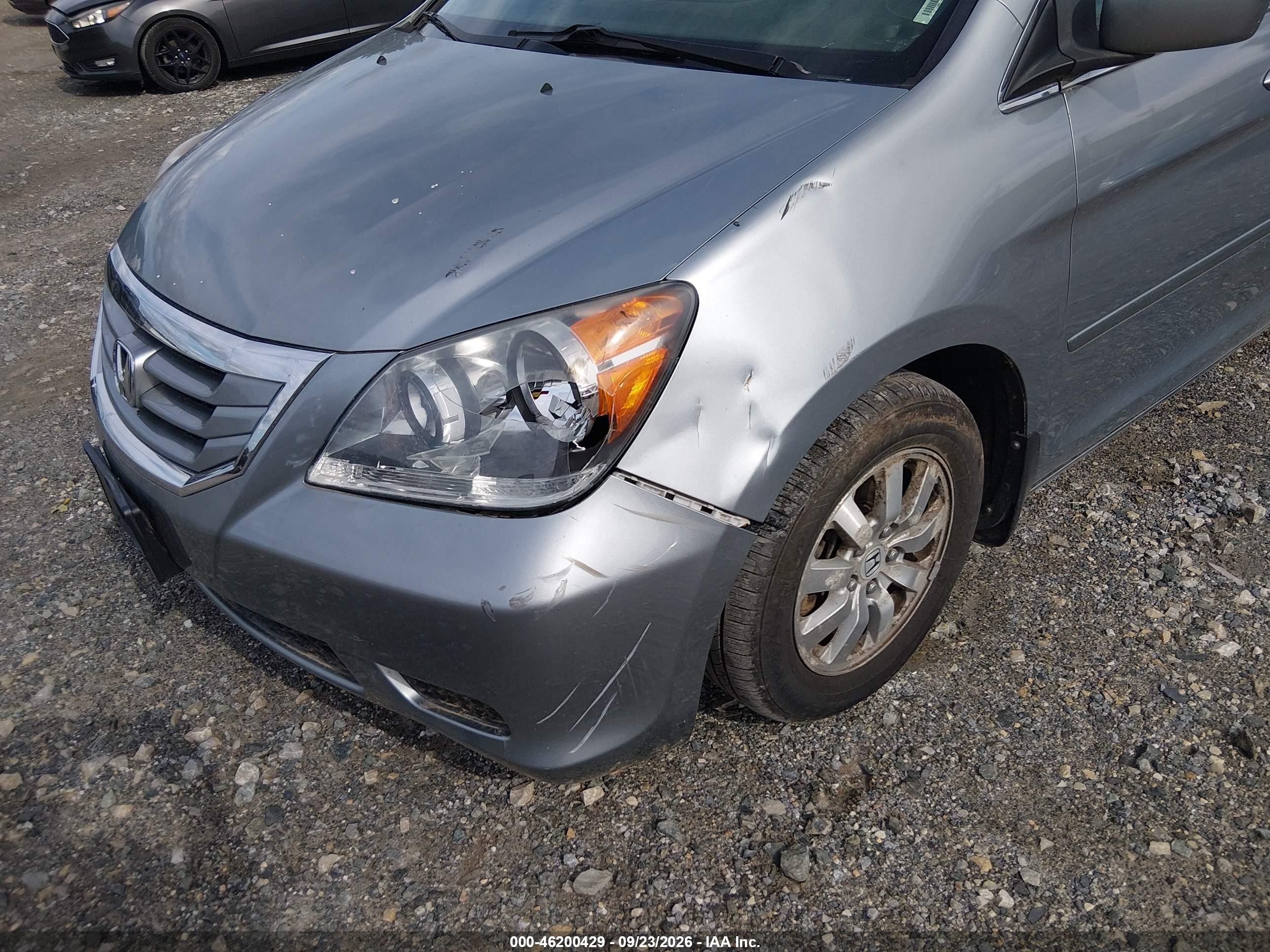2009 Honda Odyssey VIN 5FNRL38669B039697 IAAI salvage auction — Unknown, Clear (Pennsylvania), sold $775 on 2026-10-08 (photo 6)