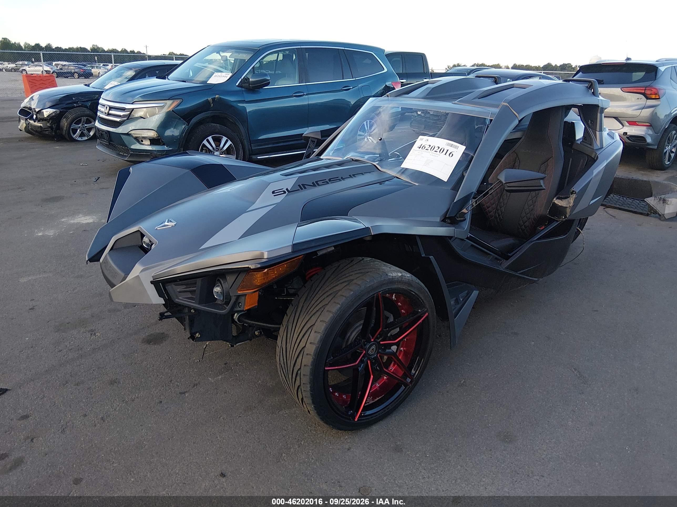 2018 Polaris Slingshot VIN 57XAAPFA2J8130155 IAAI salvage auction — Front End, Salvage (North Carolina), sold $5,700 on 2026-10-21 (photo 2)