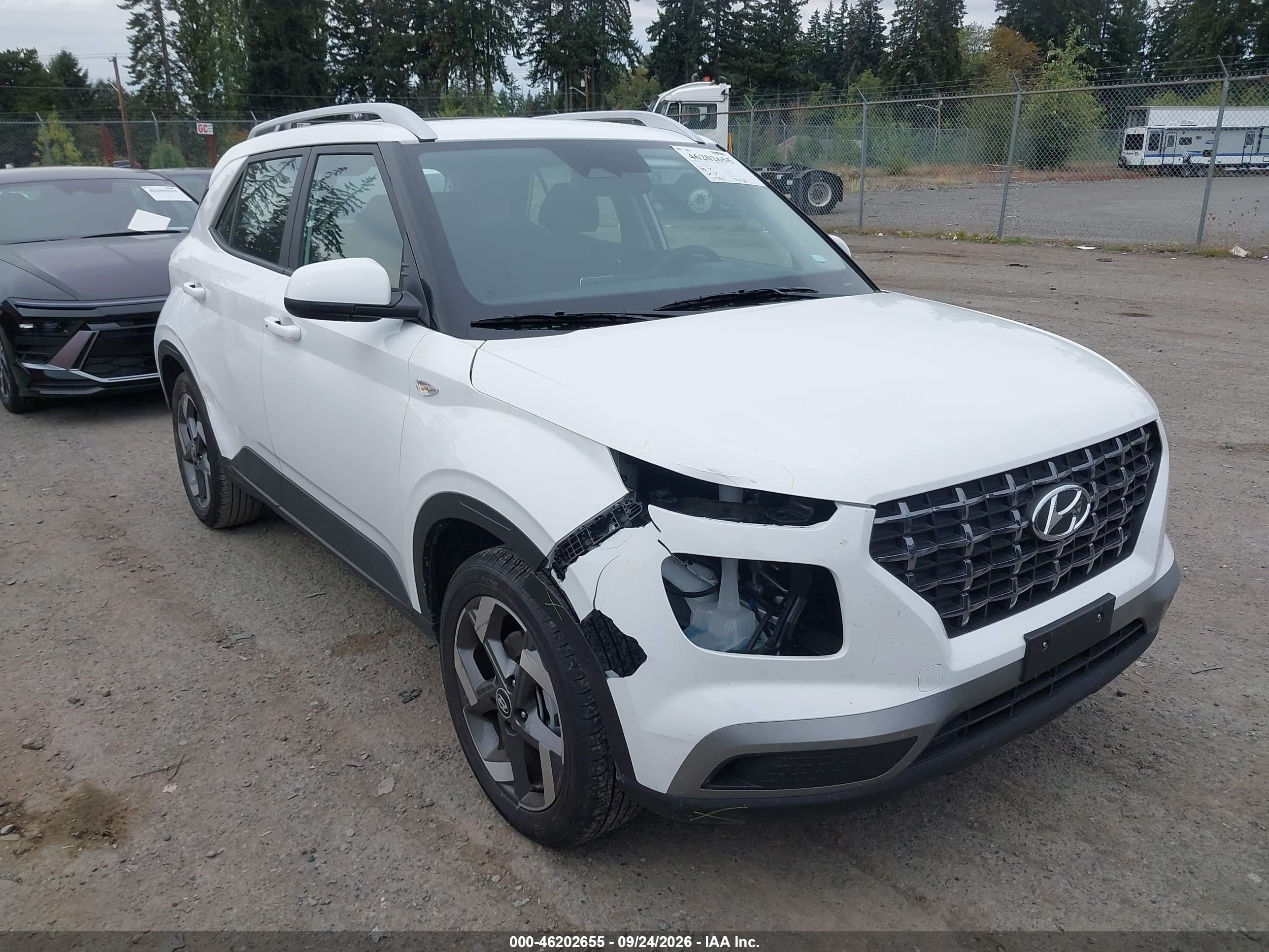 2026 Hyundai Venue VIN KMHRC8A38TU457265 — IAAI salvage auction photo