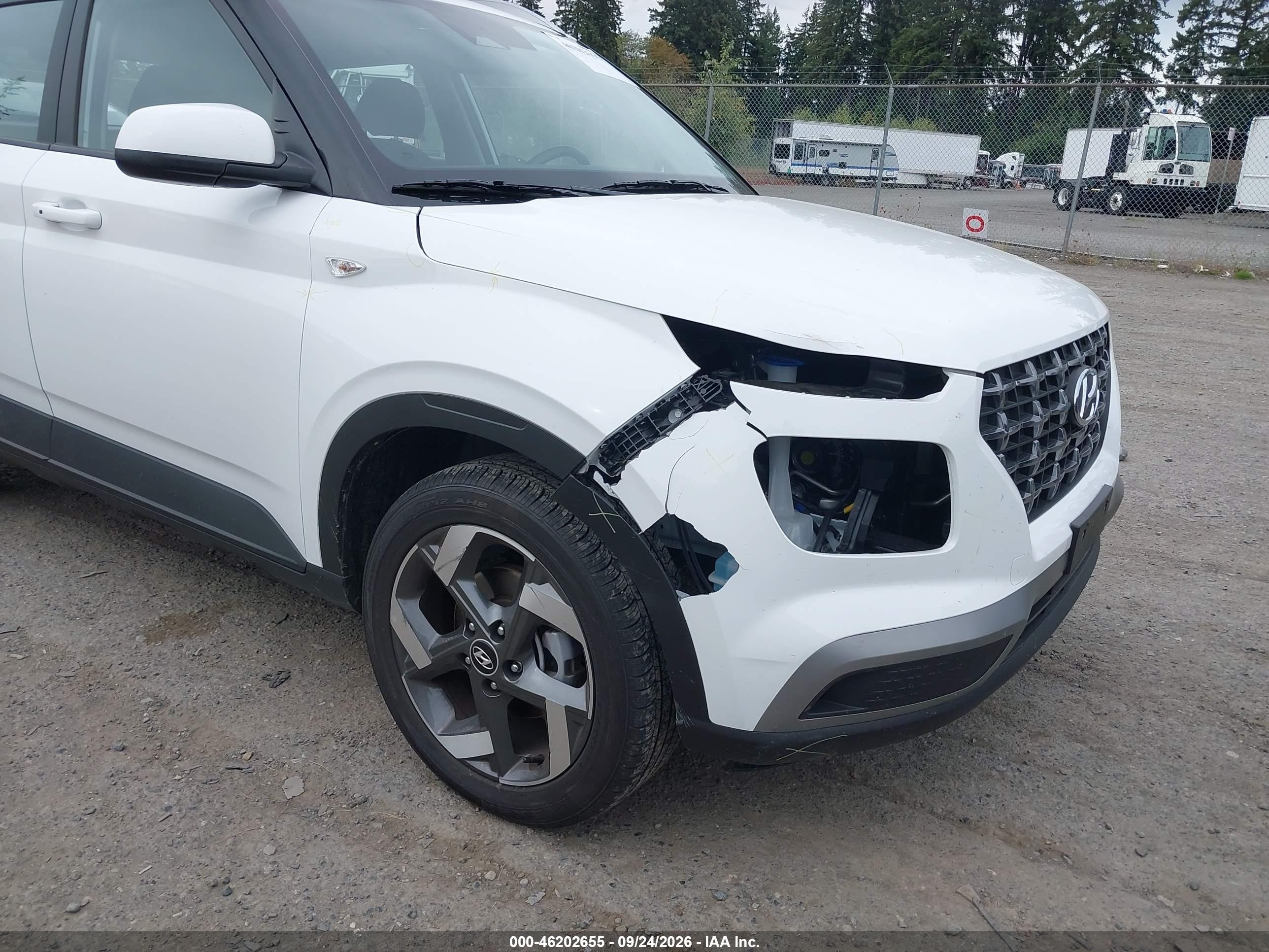 2026 Hyundai Venue VIN KMHRC8A38TU457265 IAAI salvage auction — Unknown, Enterprise Vehicles Clear Only (Washington), sold $12,000 on 2026-09-27 (photo 6)