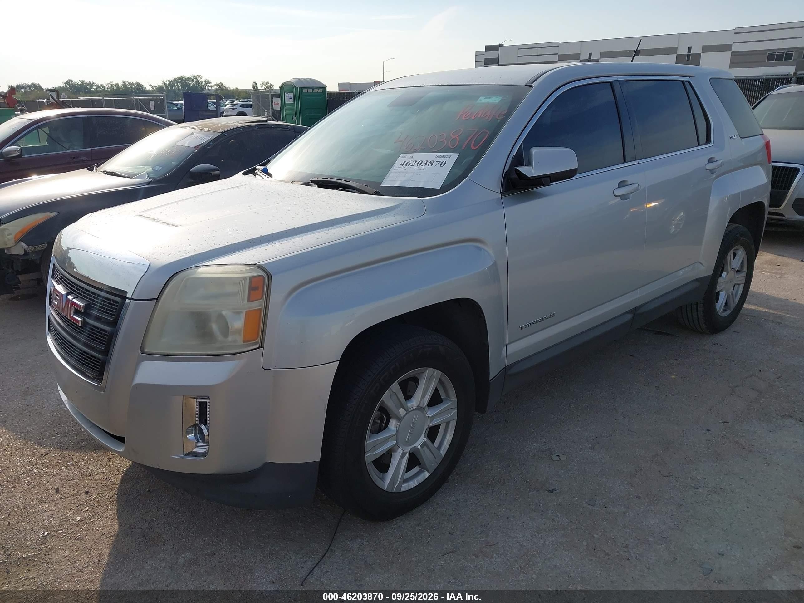 2014 Gmc Terrain VIN 2GKALMEK5E6231024 IAAI salvage auction — Normal Wear, Clear (Virginia), sold $800 on 2026-10-07 (photo 2)