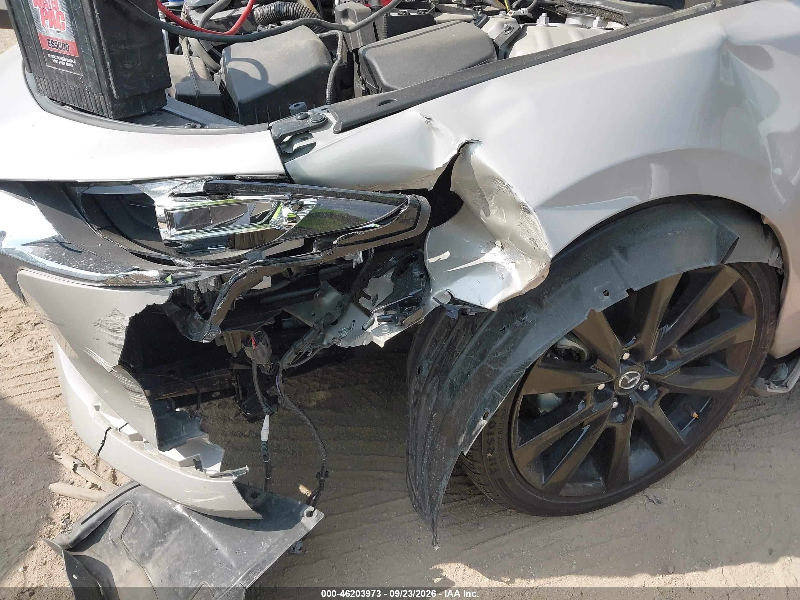 2025 Mazda 3 VIN JM1BPABM2S1775309 IAAI salvage auction — Unknown, Enterprise Vehicles Clear Only (Texas), sold $7,000 on 2026-09-26 (photo 6)
