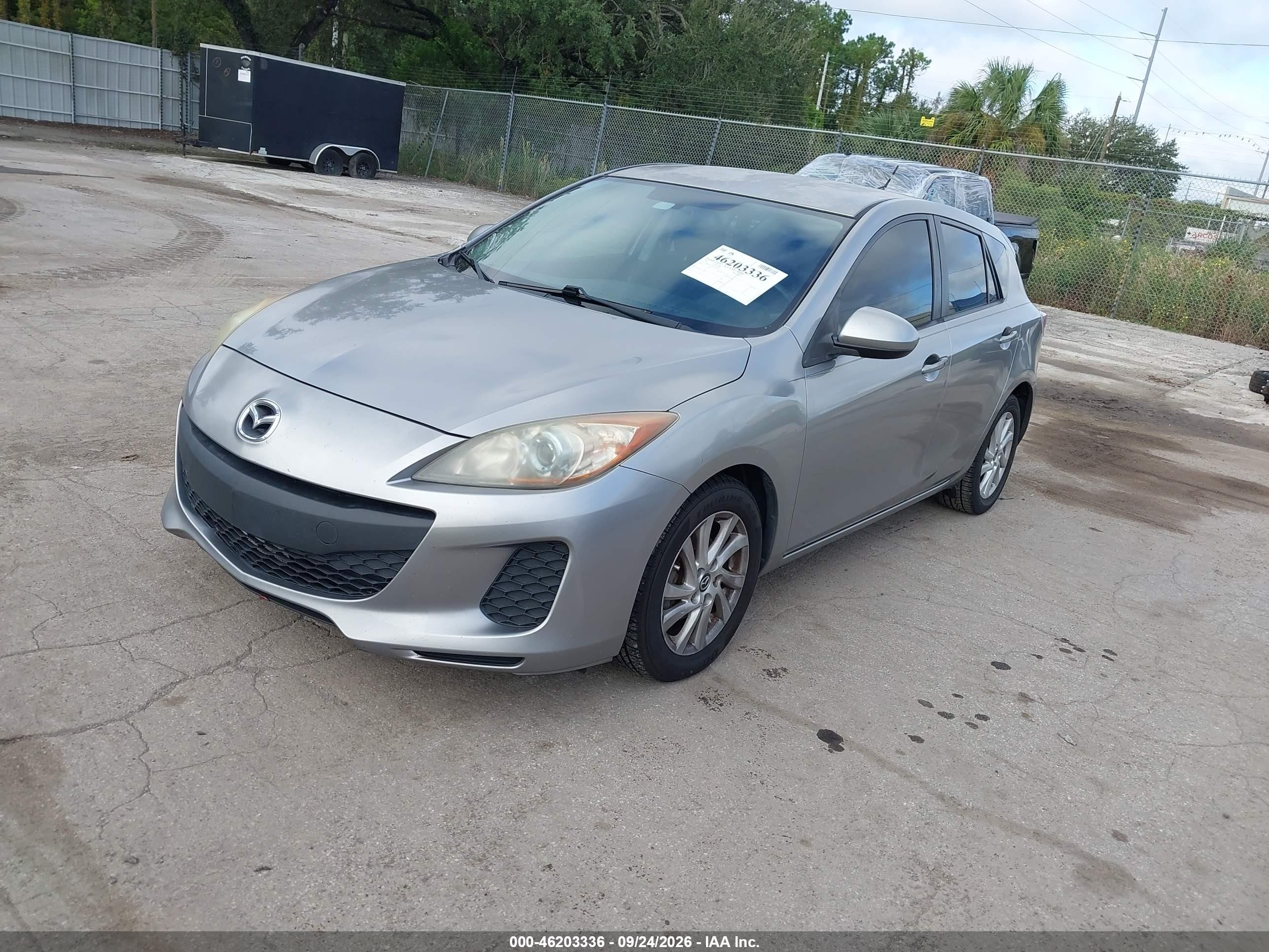 2013 Mazda 3 VIN JM1BL1L78D1743052 IAAI salvage auction — Normal Wear, Clear (Florida), sold $1,000 on 2026-10-04 (photo 2)