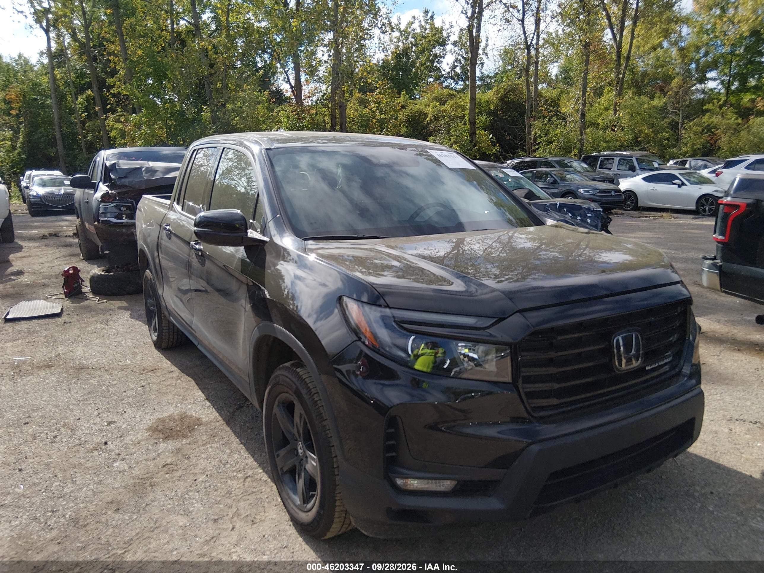 2022 Honda Ridgeline VIN 5FPYK3F84NB009733 — IAAI salvage auction photo