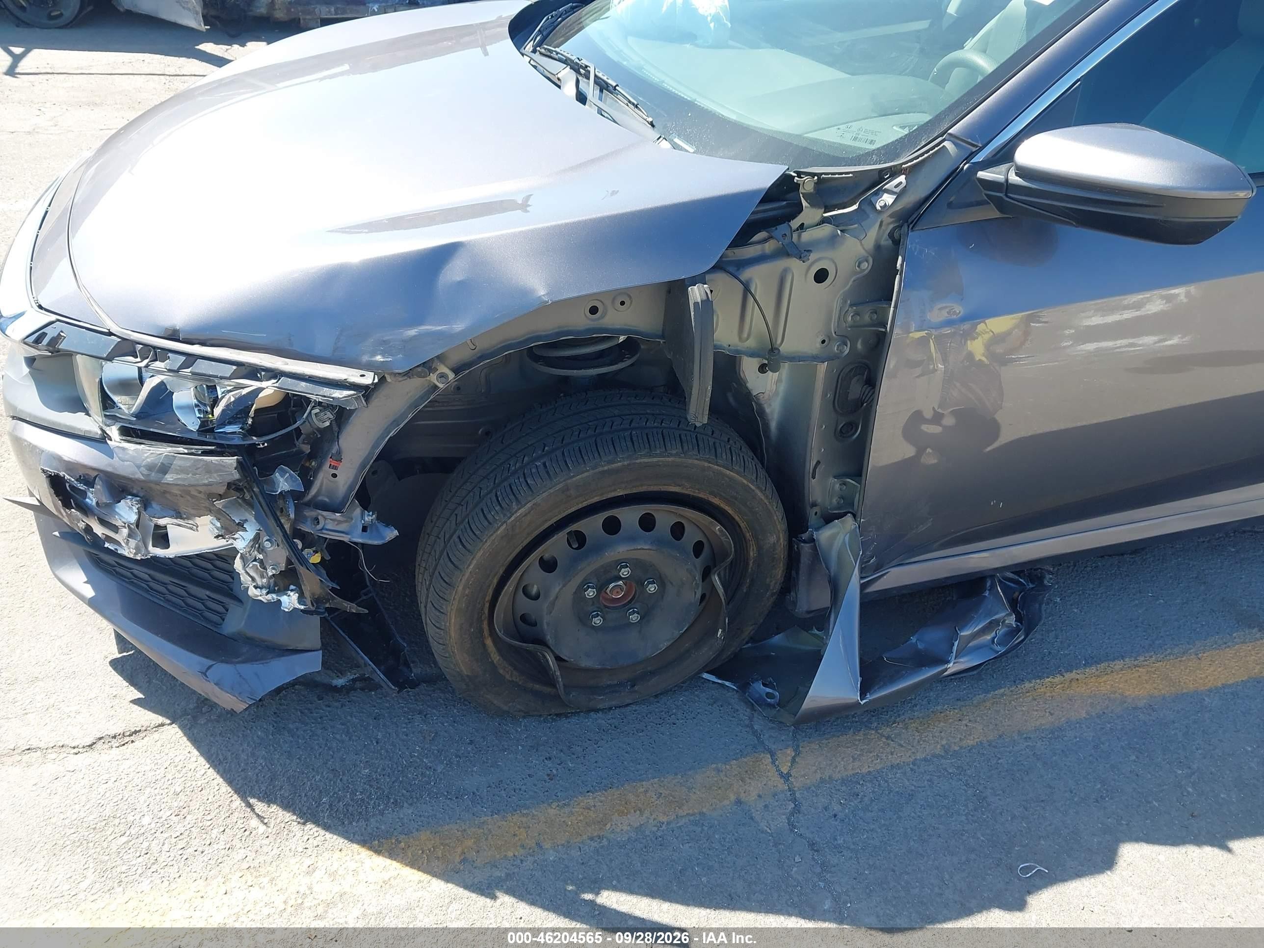 2016 Honda Civic VIN 2HGFC2F52GH522734 IAAI salvage auction — Unknown, Salvage (California), sold $3,500 on 2026-10-12 (photo 6)