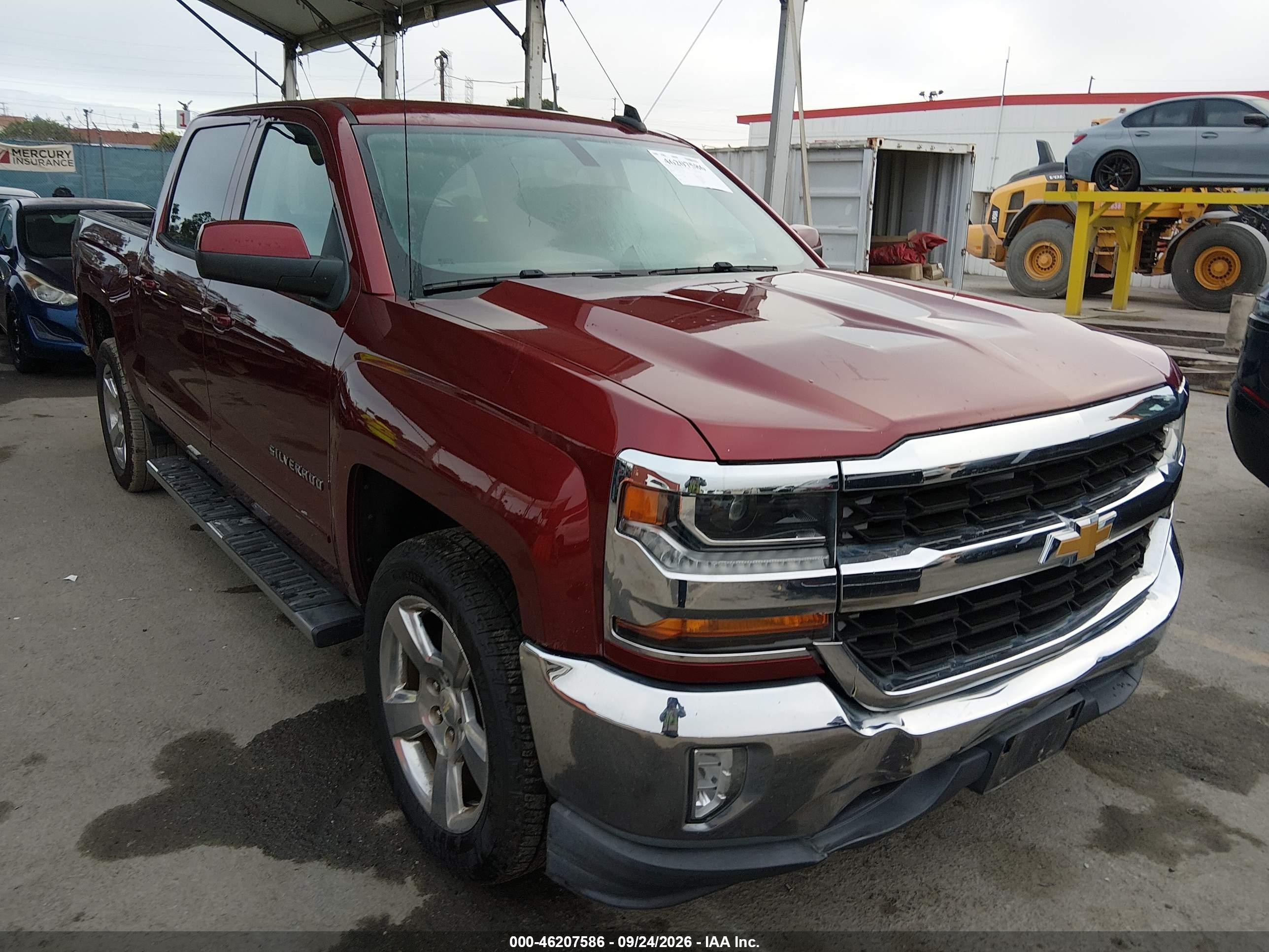 2017 Chevrolet Silverado 1500 VIN 3GCPCREC6HG197079 — IAAI salvage auction photo