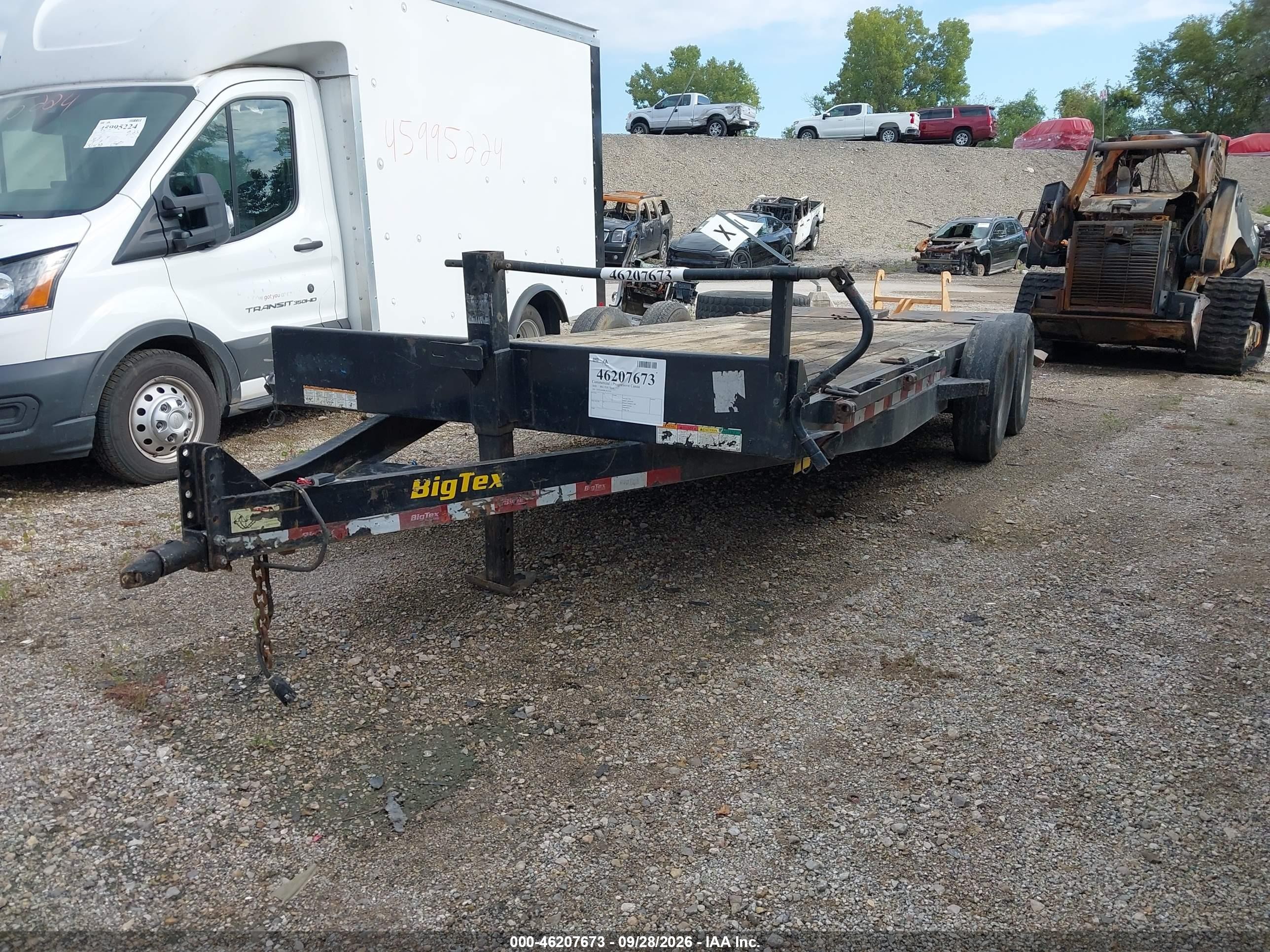2020 Big Tex Trailer Co Inc Unknown VIN 16VEX2028L2035154 IAAI salvage auction — Rear End, Rebuildable (Florida), sold $1,850 on 2026-10-14 (photo 2)