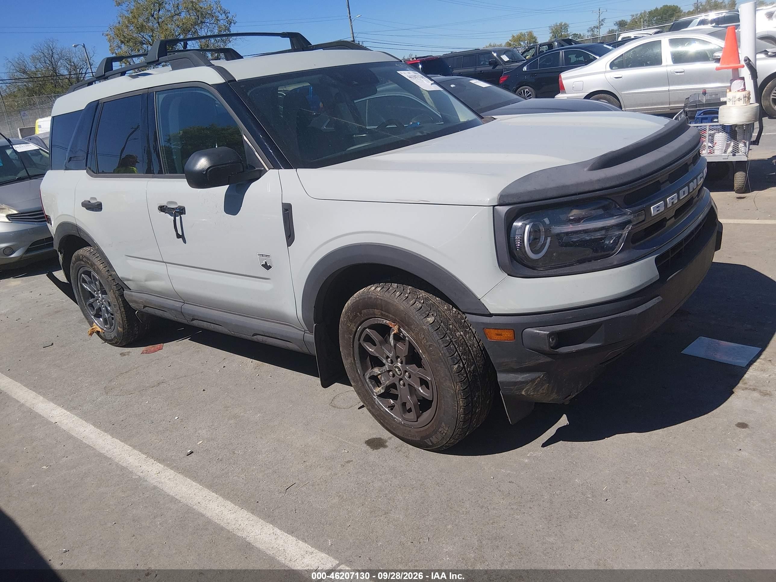 2022 Ford Bronco Sport VIN 3FMCR9B67NRD99033 — IAAI salvage auction photo