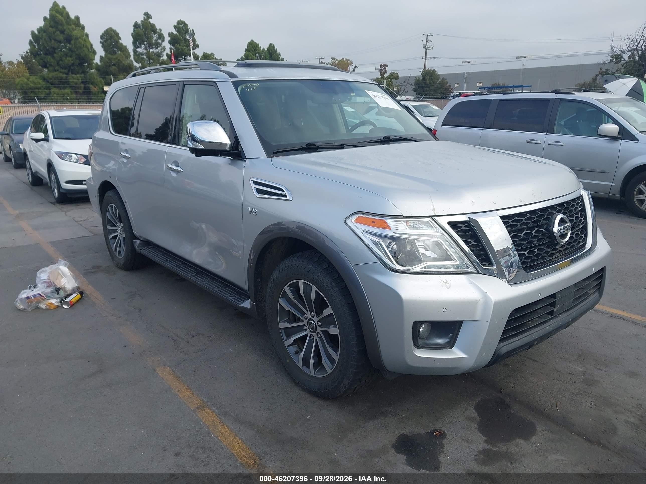 2019 Nissan Armada VIN JN8AY2NC6K9588758 — IAAI salvage auction photo