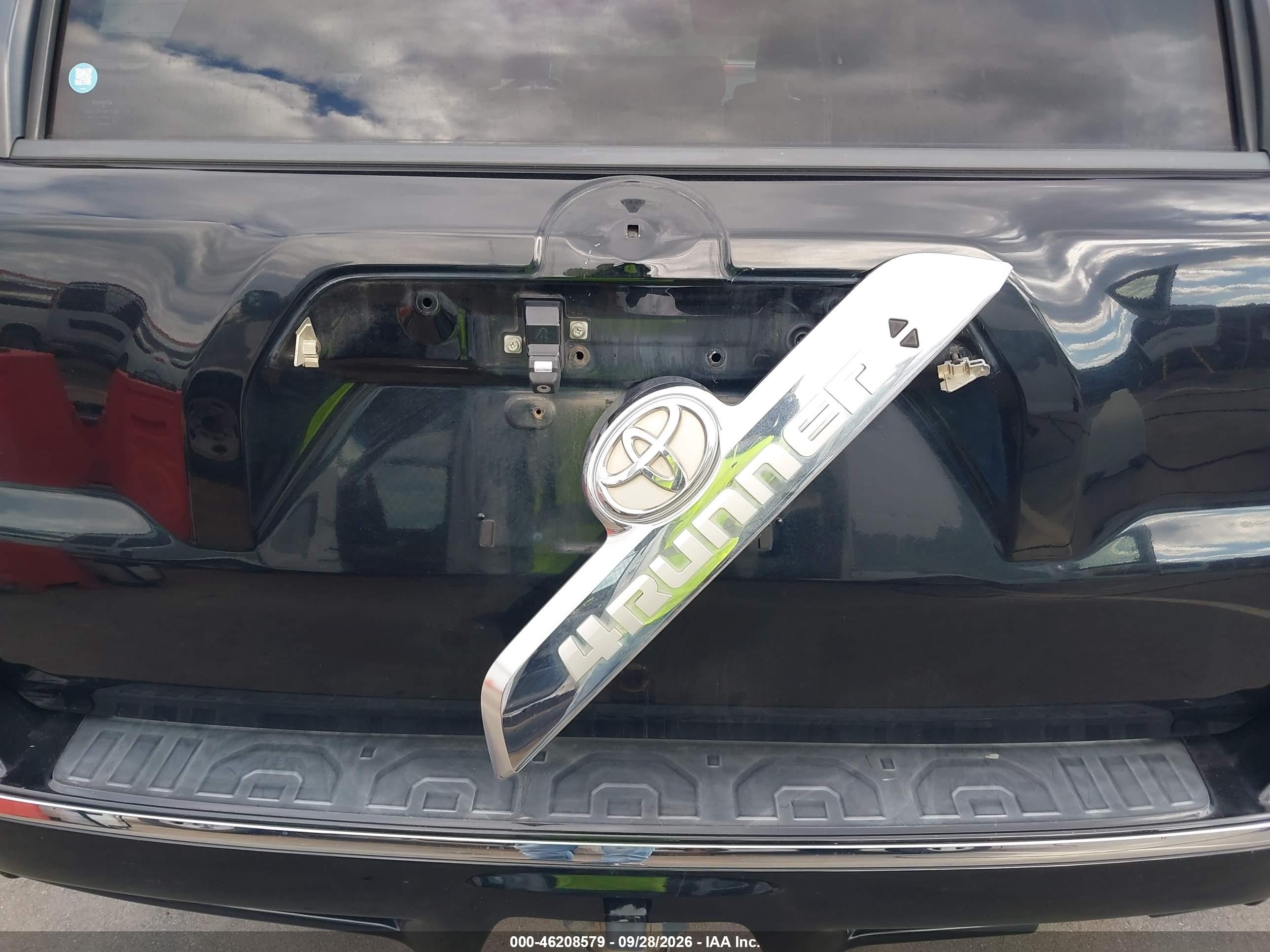 2012 Toyota 4runner VIN JTEBU5JR8C5081582 IAAI salvage auction — Rear End, Salvage (North Carolina), sold $9,100 on 2026-10-14 (photo 6)