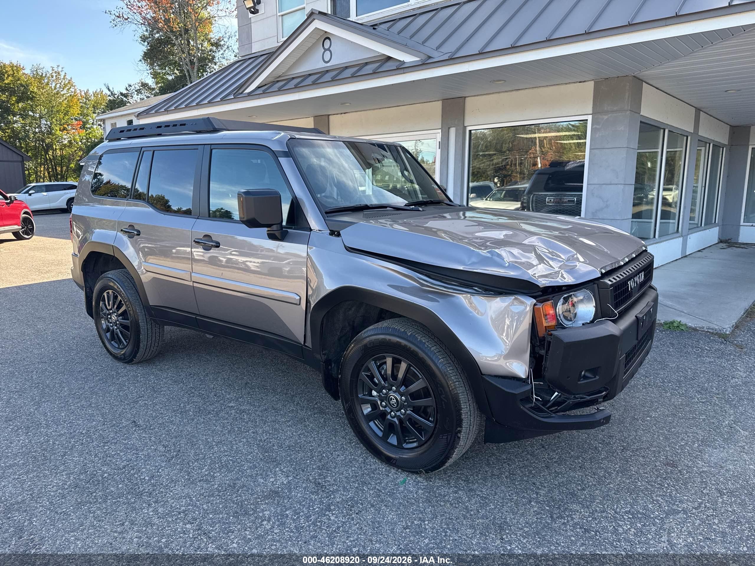 2025 Toyota Land Cruiser VIN JTEABFAJ8SK038331 — IAAI salvage auction photo