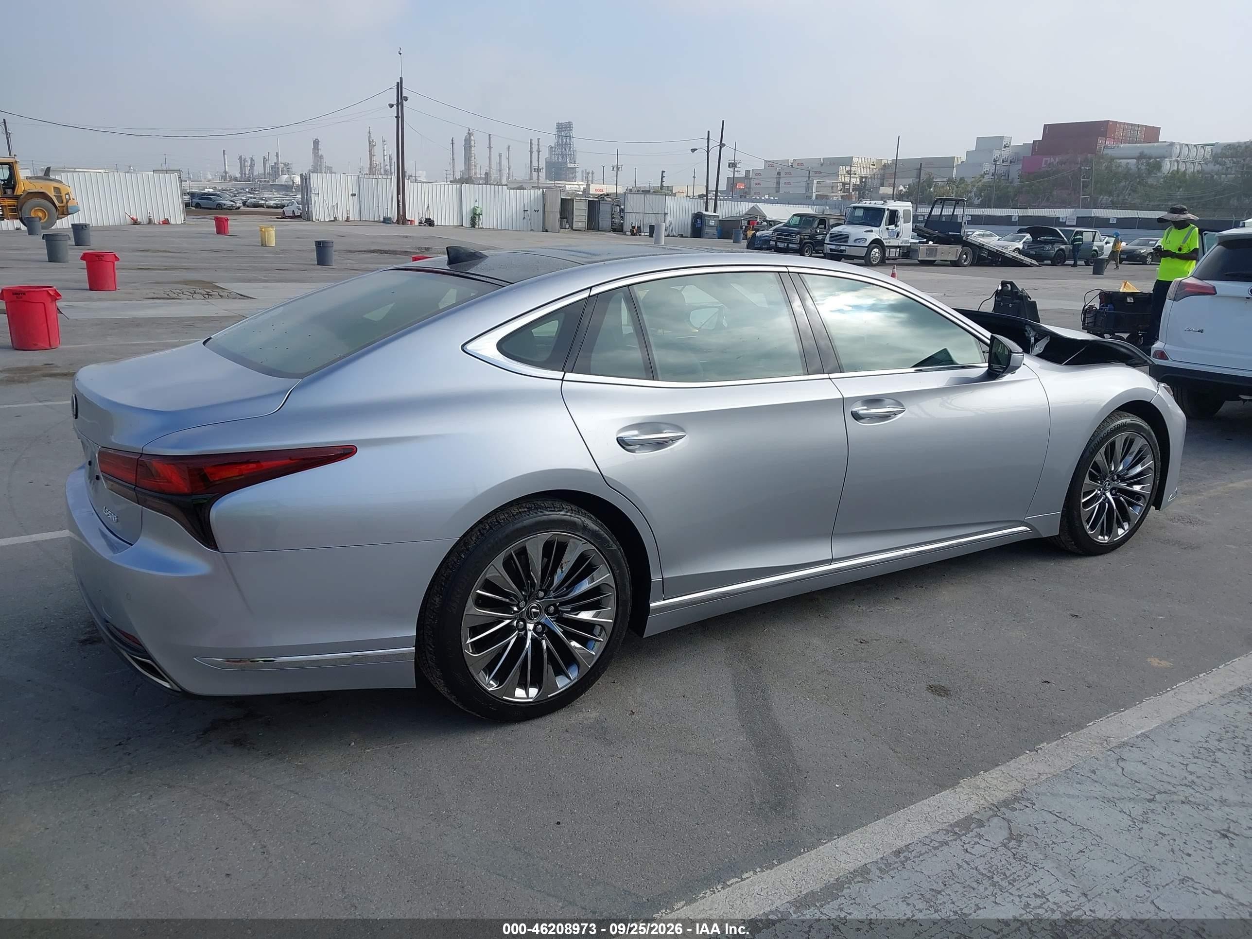 2023 Lexus LS 500 VIN JTHD51FF8P5018066 IAAI salvage auction — Front End, Salvage (California), sold $29,650 on 2026-10-08 (photo 4)