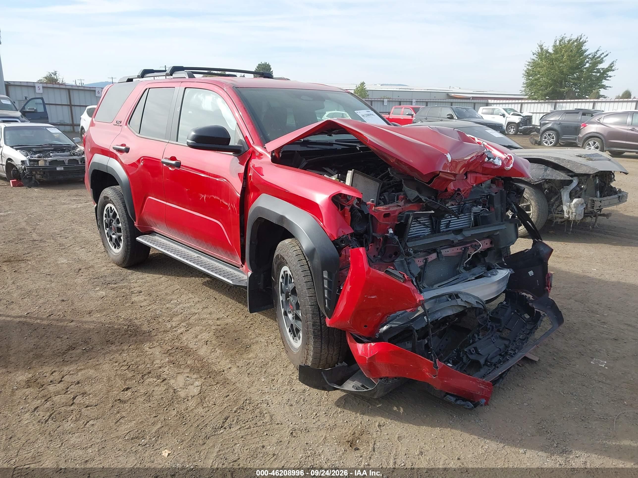 2025 Toyota 4Runner VIN JTEVA5BR5S5015896 — IAAI salvage auction photo