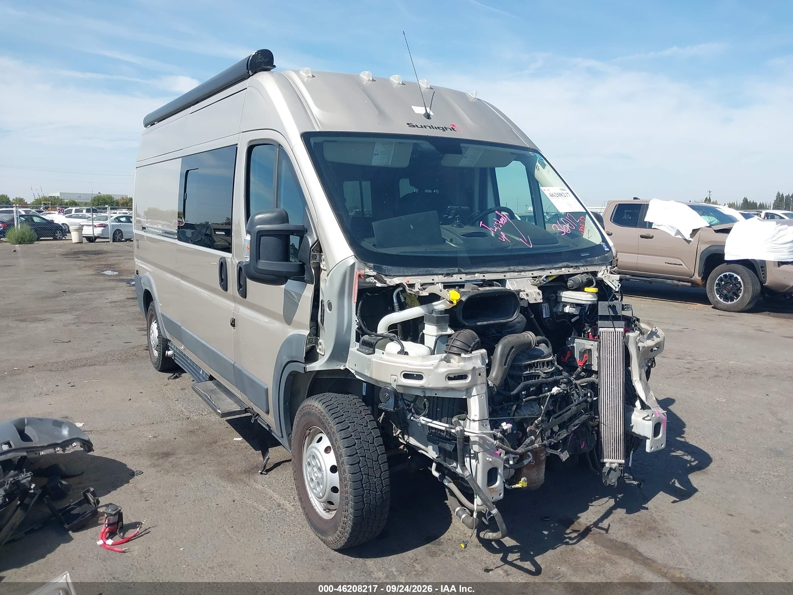 2017 Ram ProMaster 2500 VIN 3C6TRVDG9HE507433 — IAAI salvage auction photo