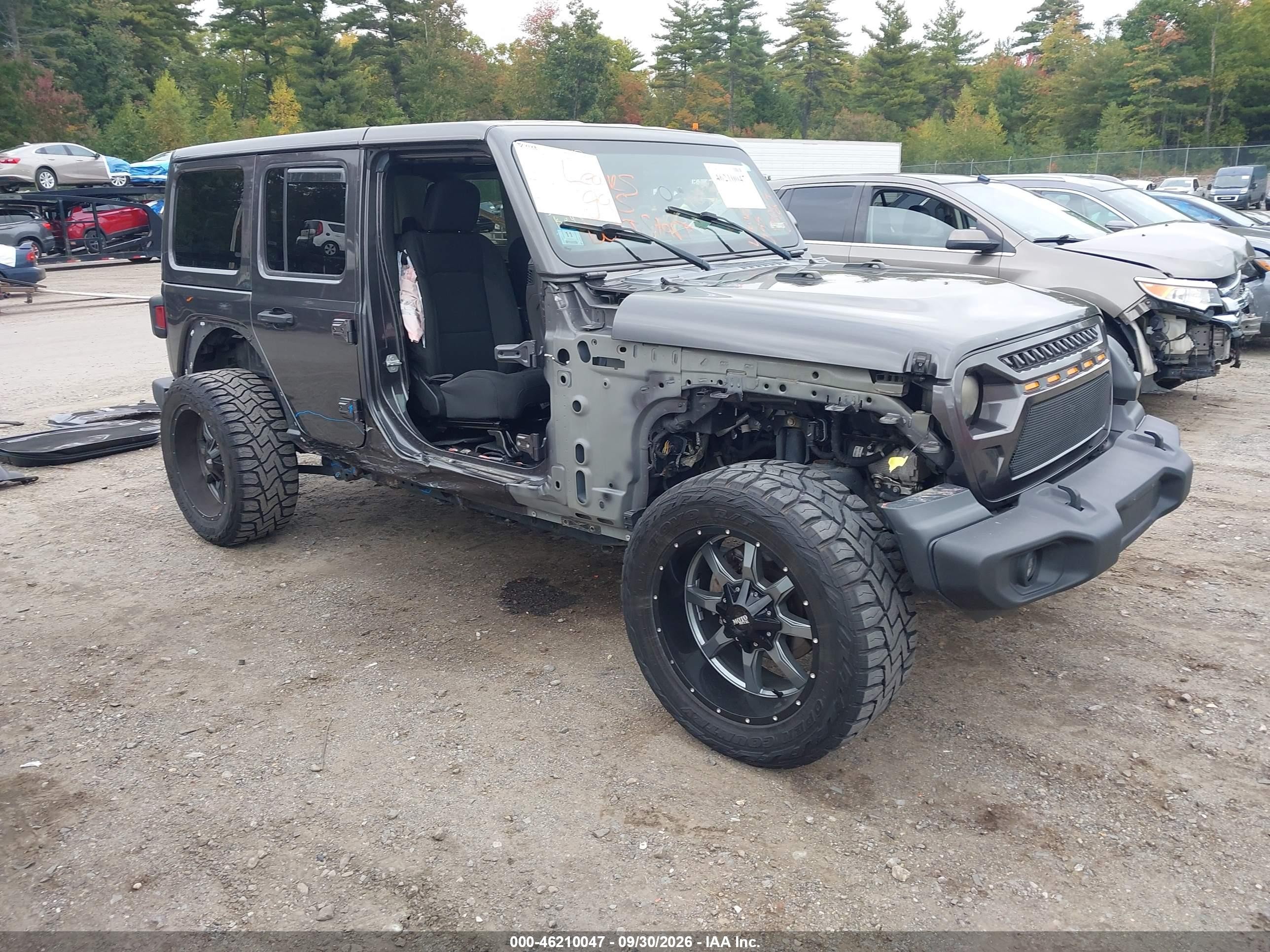 2018 Jeep Wrangler Unlimited VIN 1C4HJXDN7JW253491 — IAAI salvage auction photo