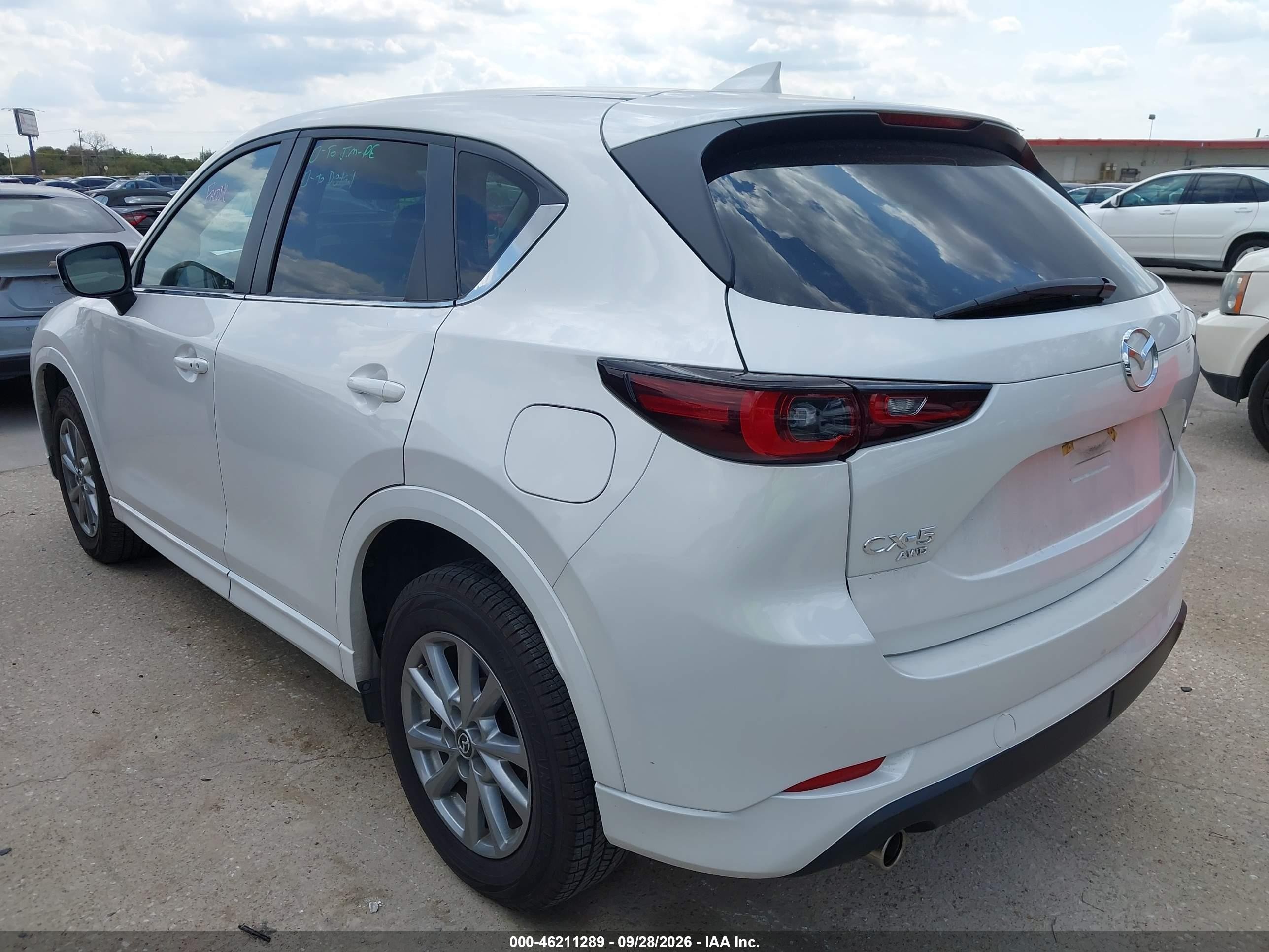 2025 Mazda CX-5 VIN JM3KFBCL4S0701059 IAAI salvage auction — Front End, Enterprise Vehicles Clear Only (Texas), sold $20,000 on 2026-10-02 (photo 3)
