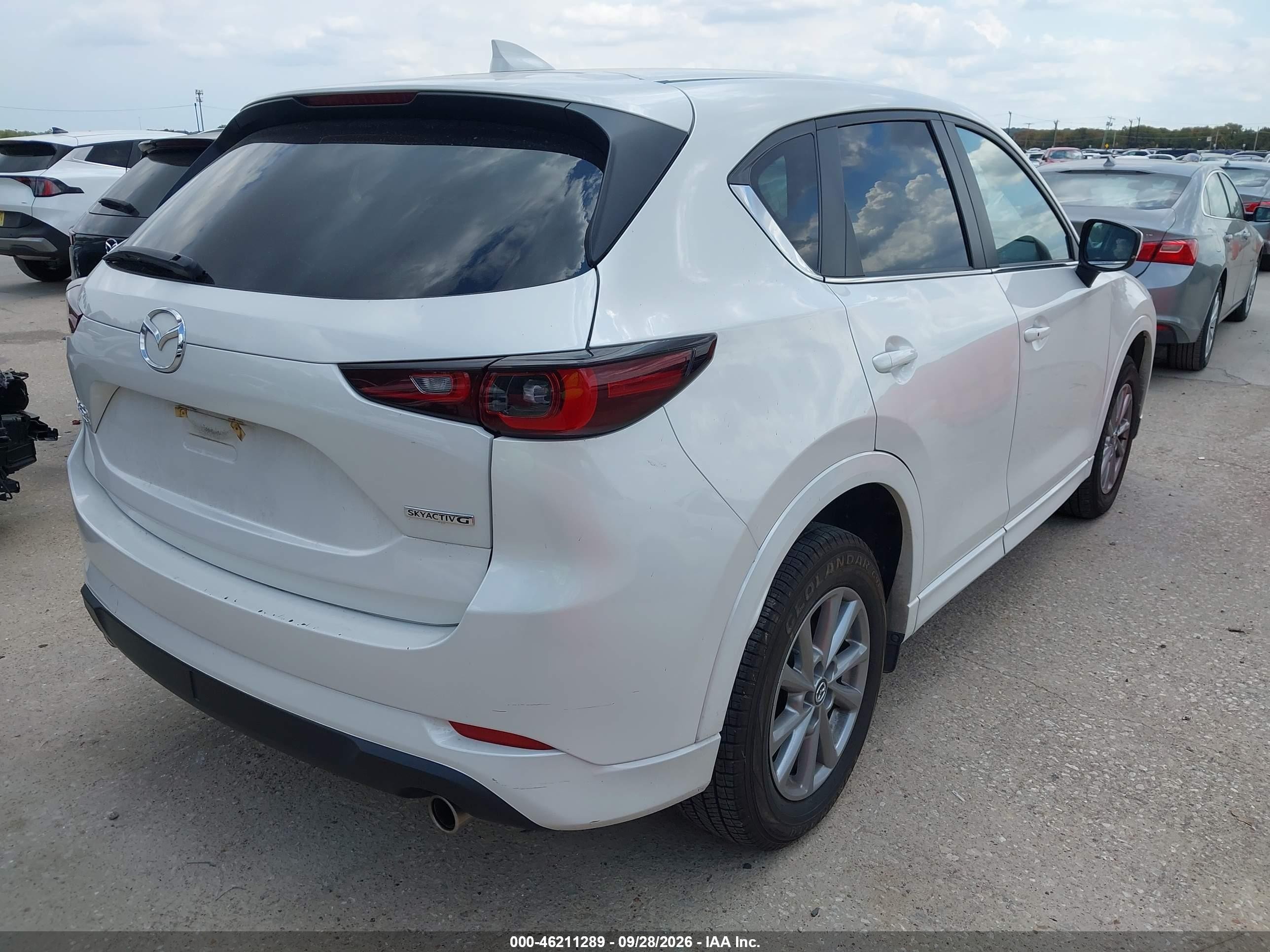 2025 Mazda CX-5 VIN JM3KFBCL4S0701059 IAAI salvage auction — Front End, Enterprise Vehicles Clear Only (Texas), sold $20,000 on 2026-10-02 (photo 4)