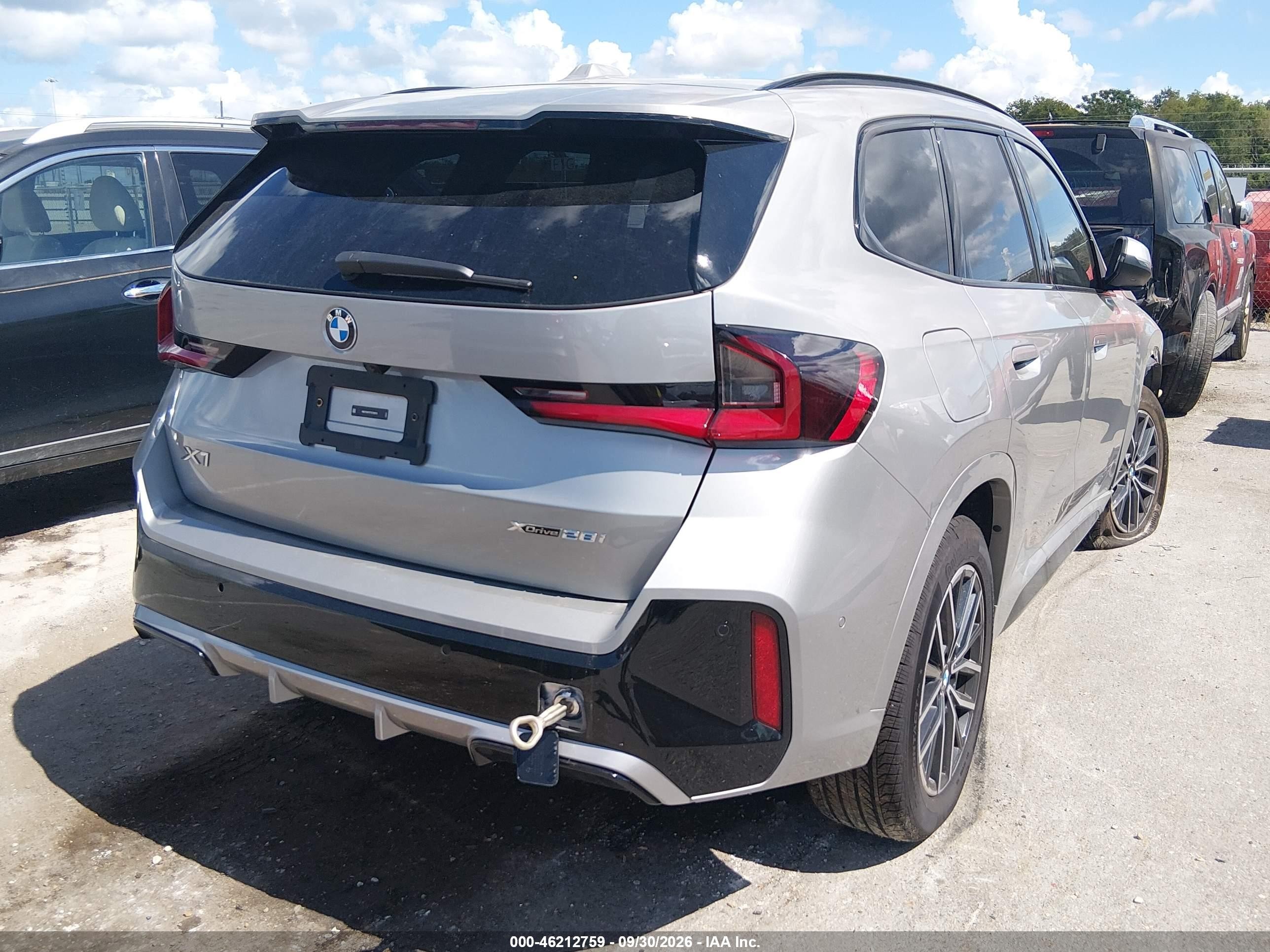 2026 BMW X1 VIN WBX73EF07T5738575 IAAI salvage auction — Unknown, Clear (Texas), sold $24,300 on 2026-10-07 (photo 4)
