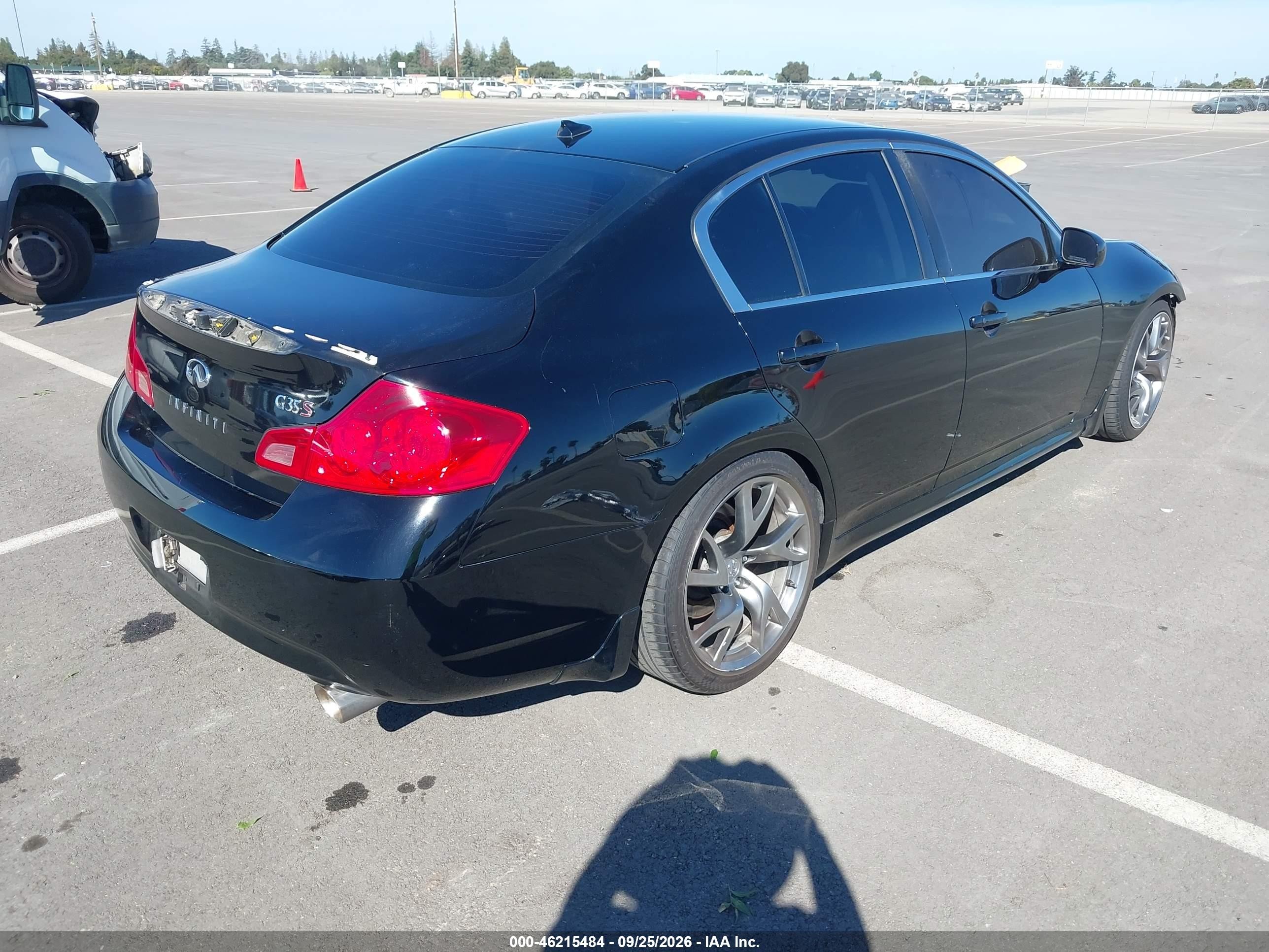 2007 Infiniti G35 VIN JNKBV61E27M724426 IAAI salvage auction — Front End, Salvage (California), sold $3,050 on 2026-10-08 (photo 4)