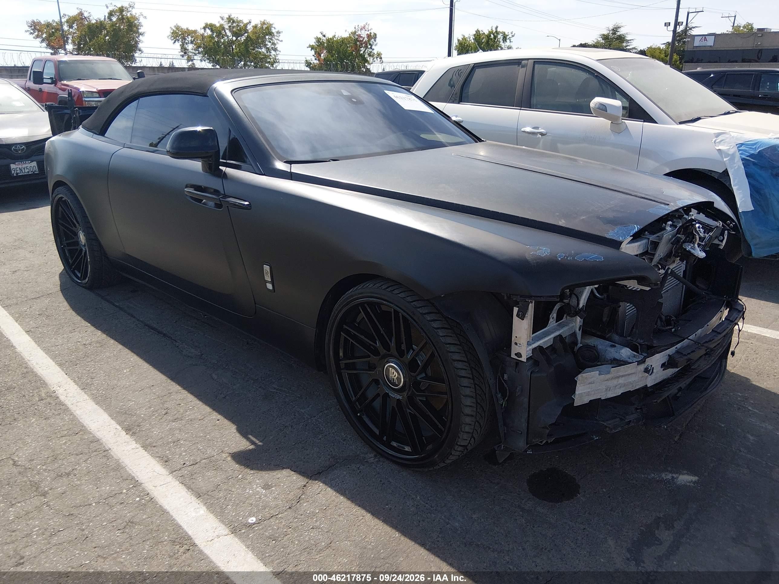 2020 Rolls-Royce Dawn VIN SCAXZ8C09LU200426 — IAAI salvage auction photo