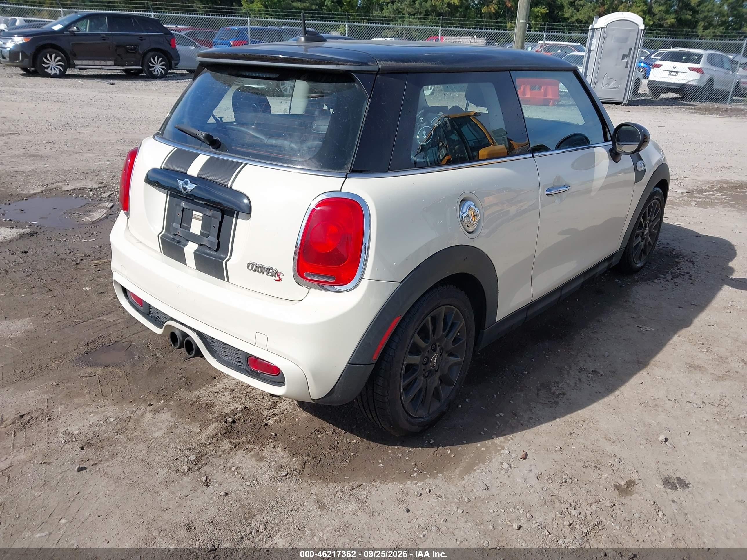 2017 Mini Hard top VIN WMWXP7C54H2A44545 IAAI salvage auction — Front End, Clear (Virginia), sold $2,500 on 2026-10-15 (photo 4)