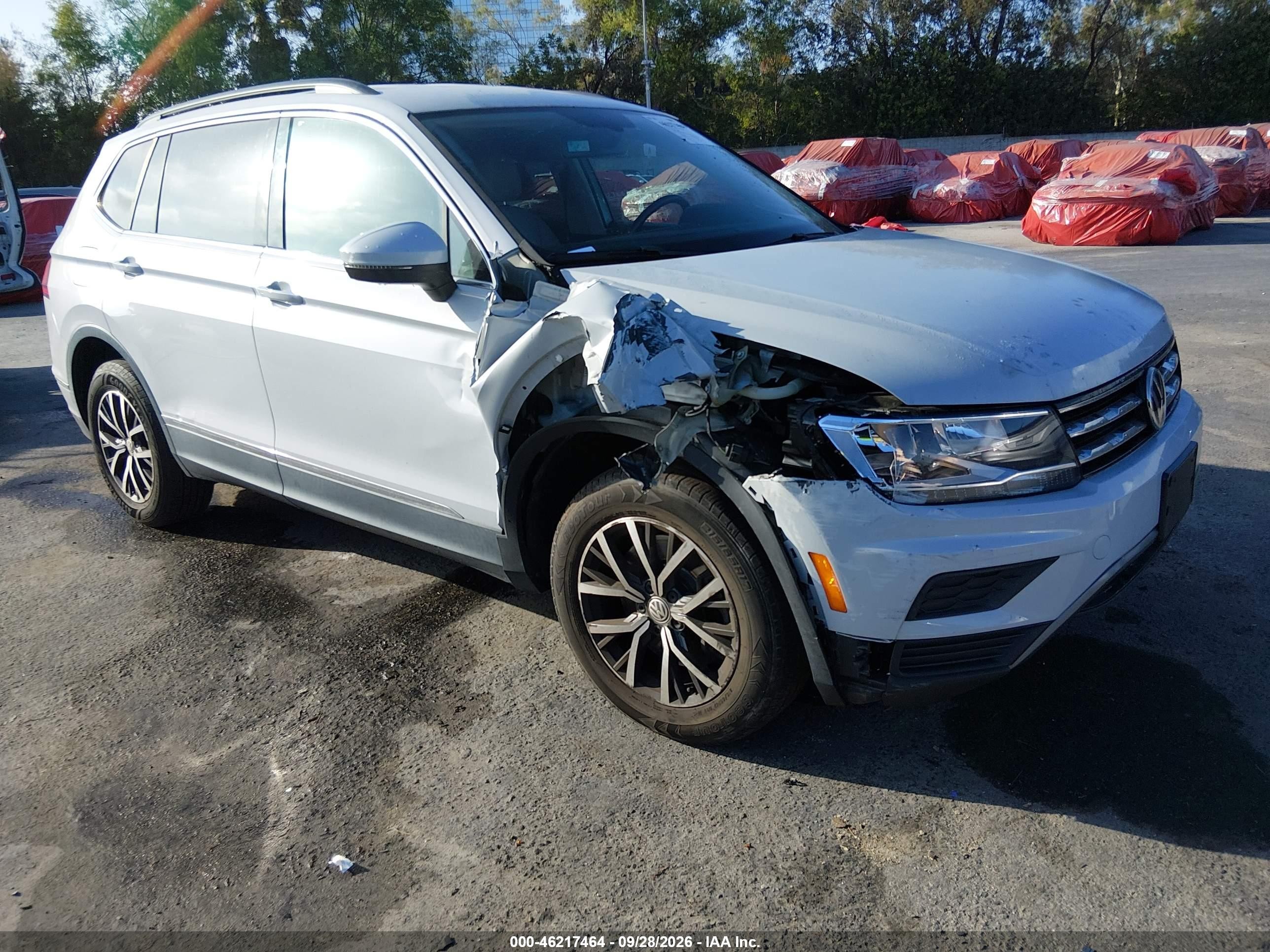2018 Volkswagen Tiguan VIN 3VV2B7AX7JM199944 IAAI salvage auction — Unknown, Salvage (California), sold $4,850 on 2026-10-05 (photo 1)