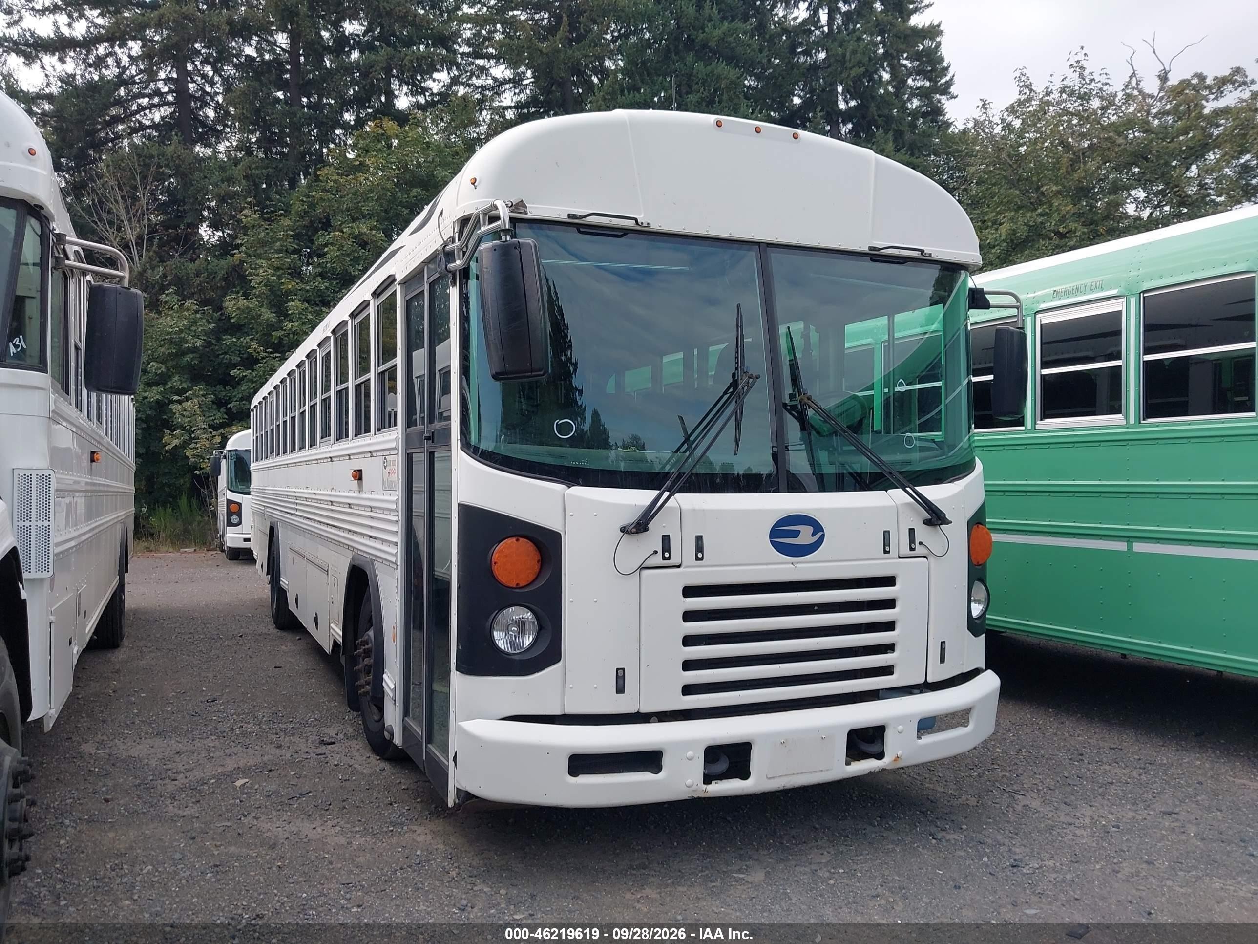 2016 Blue Bird School Bus / Transit Bus VIN 1BABLCPA0GF320257 — IAAI salvage auction photo