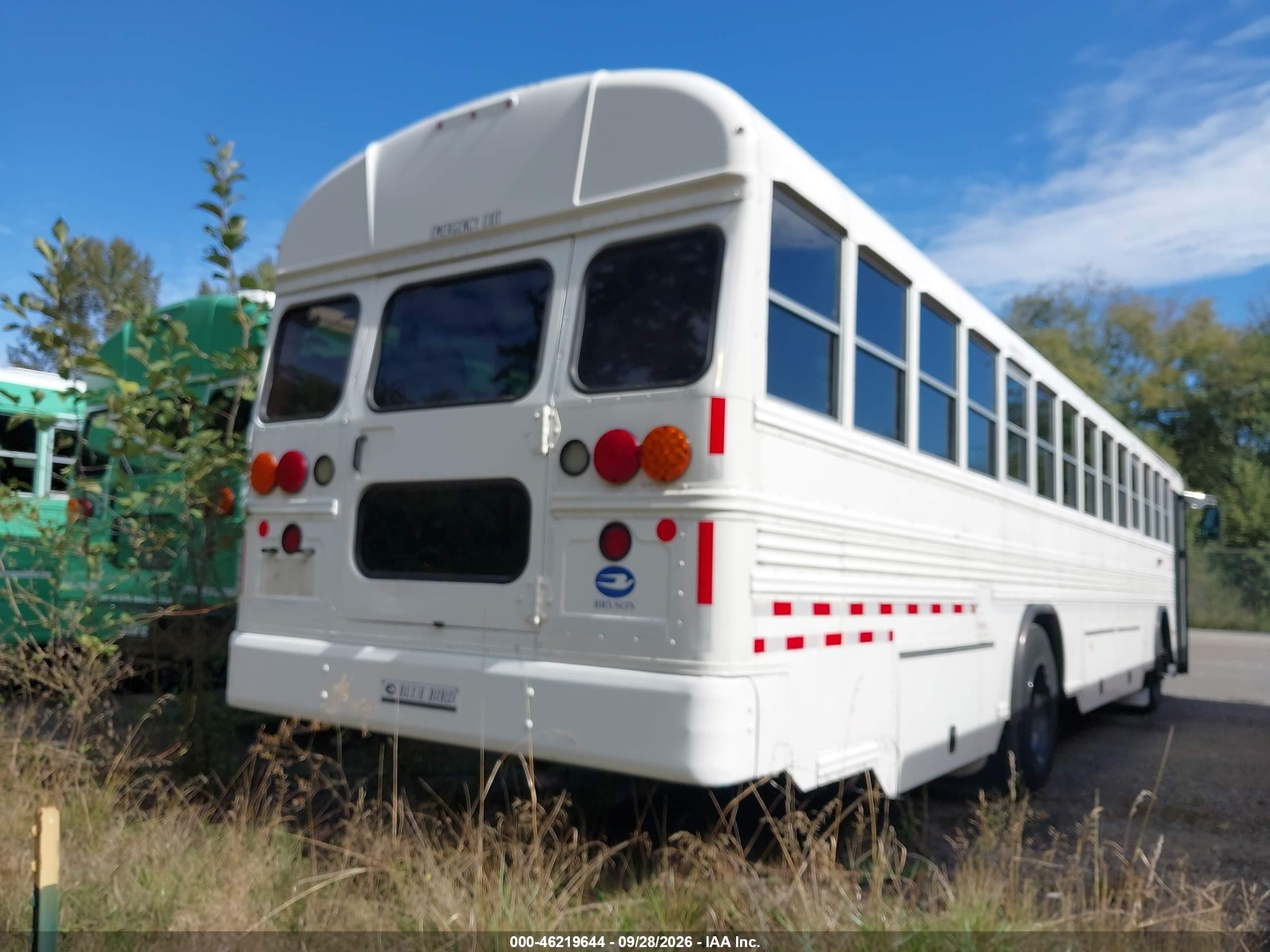 2016 Blue Bird School Bus / Transit Bus VIN 1BABLCPA4GF320262 IAAI salvage auction — Normal Wear, Sf97 (Washington), sold $21,550 on 2026-10-08 (photo 4)