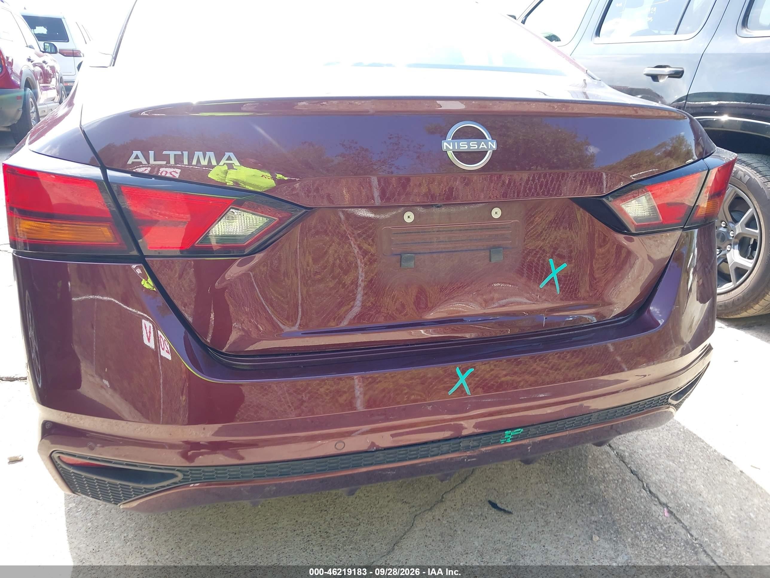 2025 Nissan Altima VIN 1N4BL4DV9SN411227 IAAI salvage auction — Rear End, Enterprise Vehicles Clear Only (Oklahoma), sold $15,000 on 2026-10-03 (photo 6)