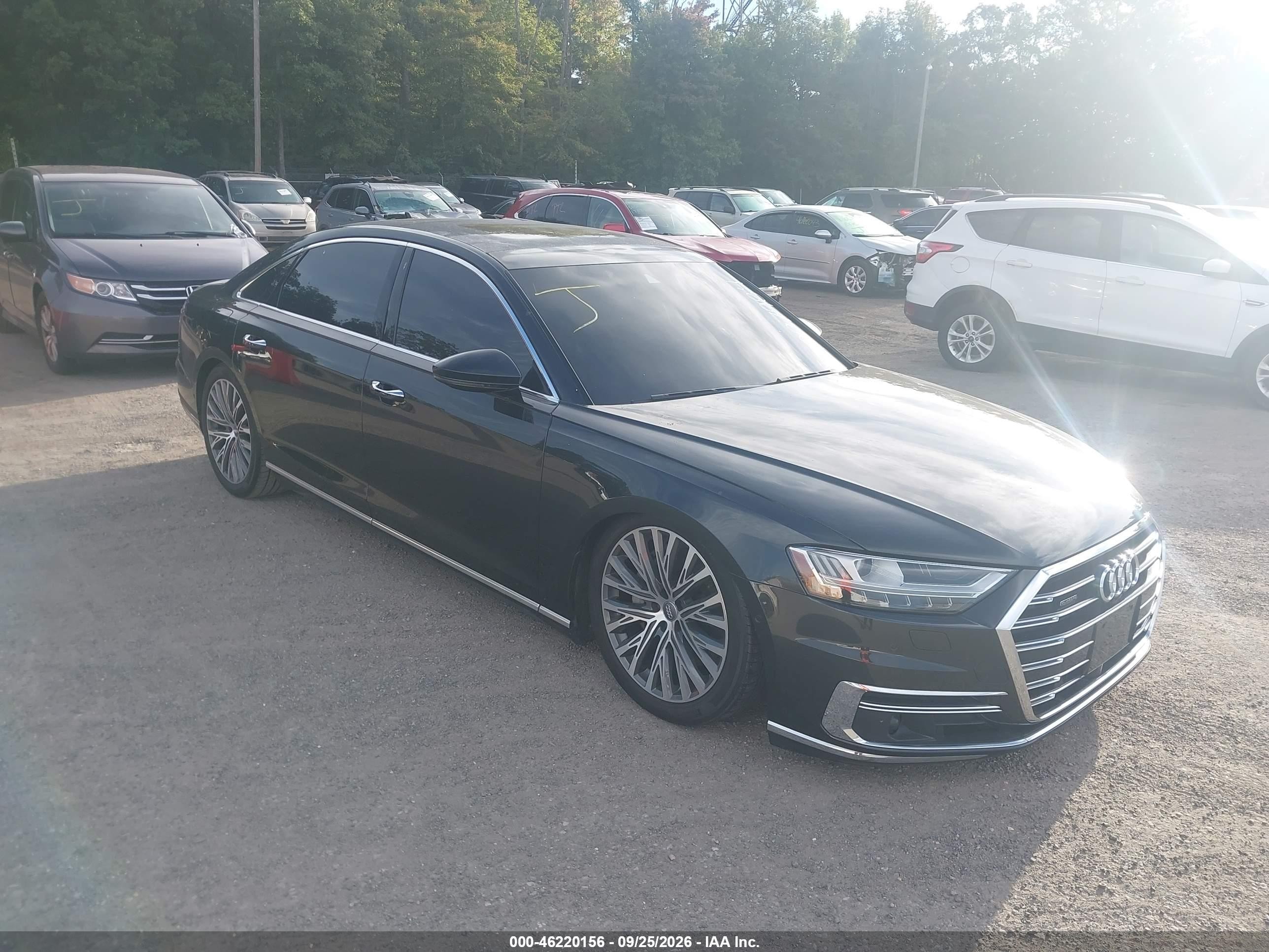 2019 Audi A8 VIN WAU8DAF86KN007984 IAAI salvage auction — Normal Wear, Clear (Virginia), sold $15,050 on 2026-09-30 (photo 1)
