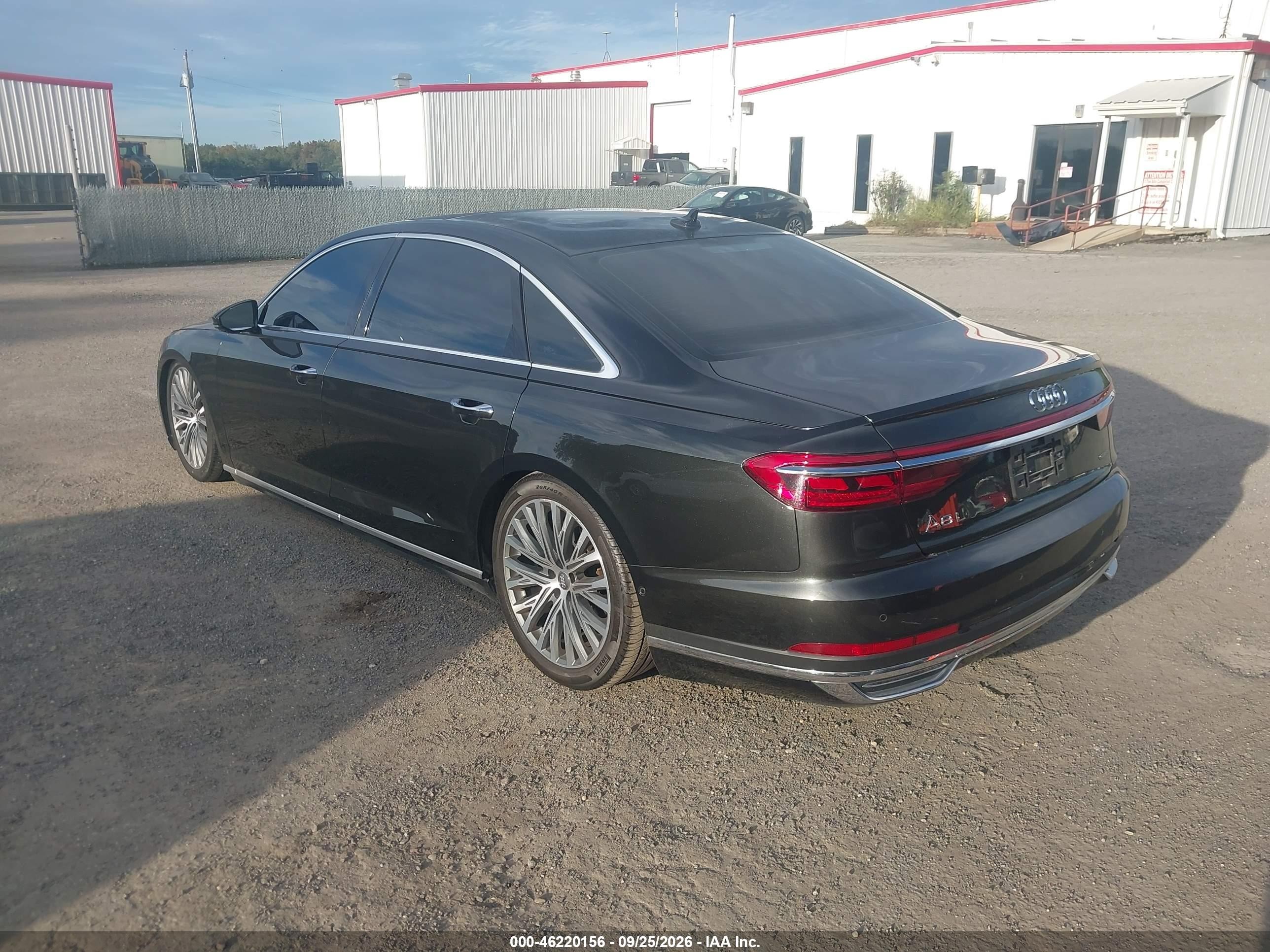 2019 Audi A8 VIN WAU8DAF86KN007984 IAAI salvage auction — Normal Wear, Clear (Virginia), sold $15,050 on 2026-09-30 (photo 3)