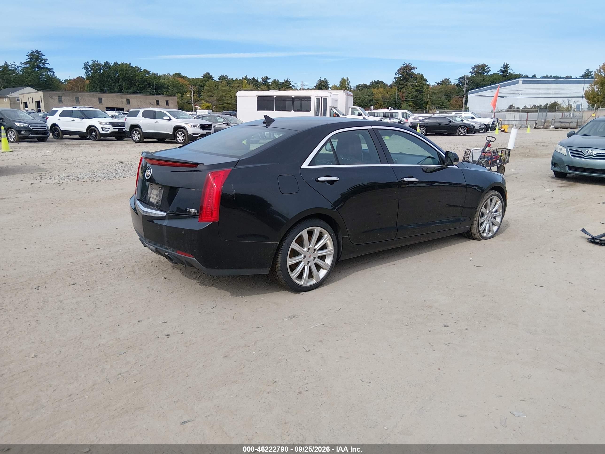 2013 Cadillac Ats VIN 1G6AJ5S30D0174312 IAAI salvage auction — Normal Wear, Original (New Hampshire), sold $700 on 2026-10-07 (photo 4)