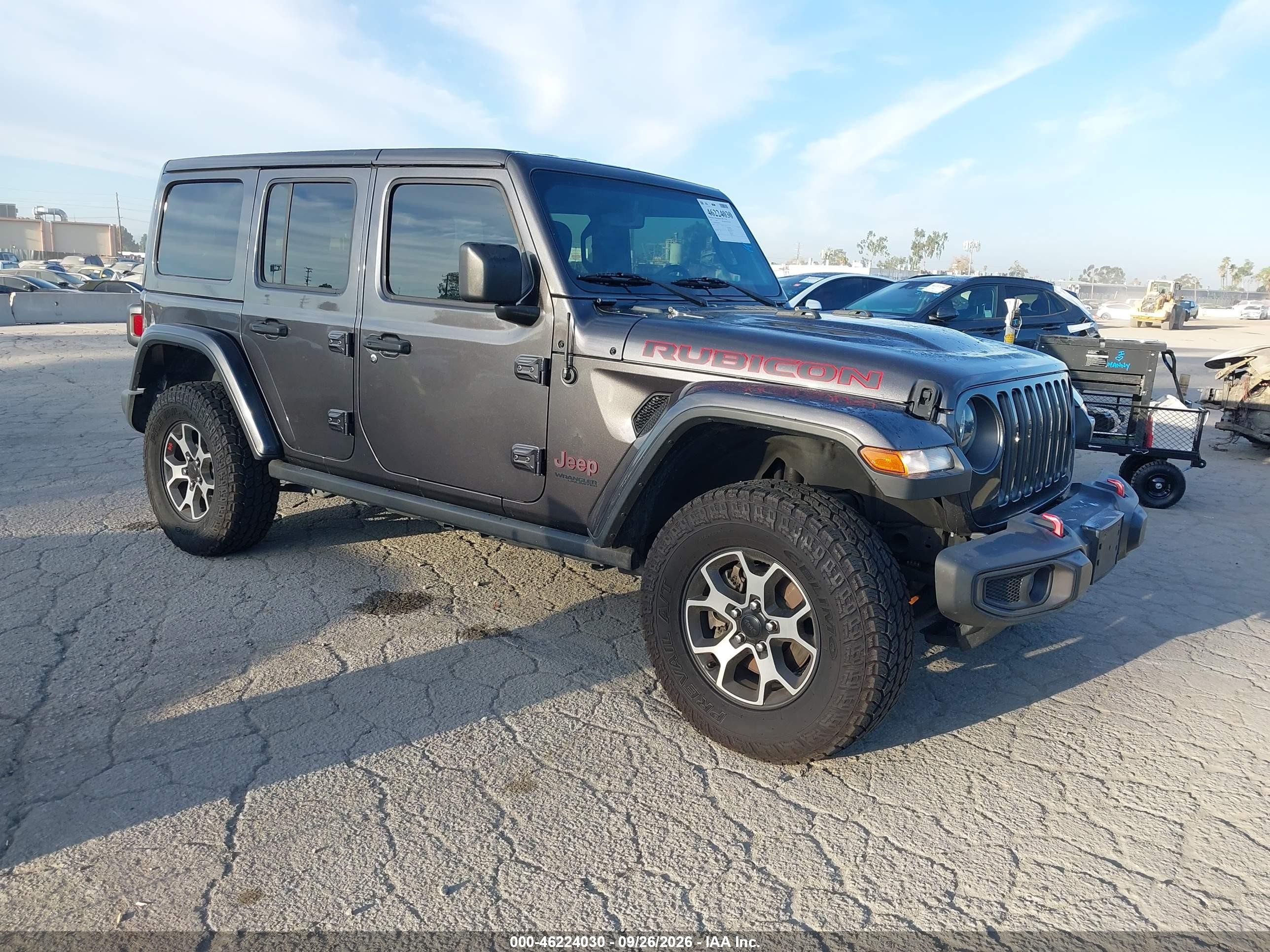 2019 Jeep Wrangler Unlimited VIN 1C4HJXFN0KW689016 — IAAI salvage auction photo