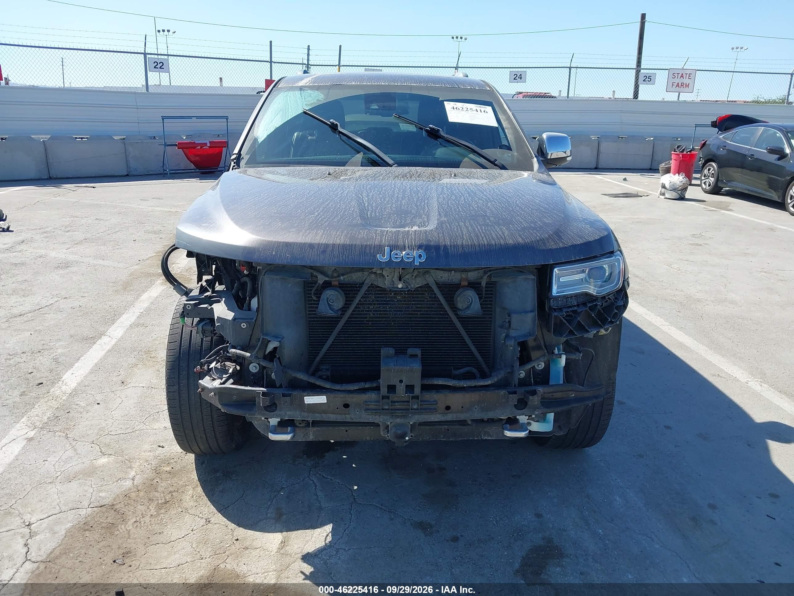 2015 Jeep Grand cherokee VIN 1C4RJFCG9FC833559 IAAI salvage auction — Front End, Salvage (California), sold $3,550 on 2026-10-02 (photo 6)