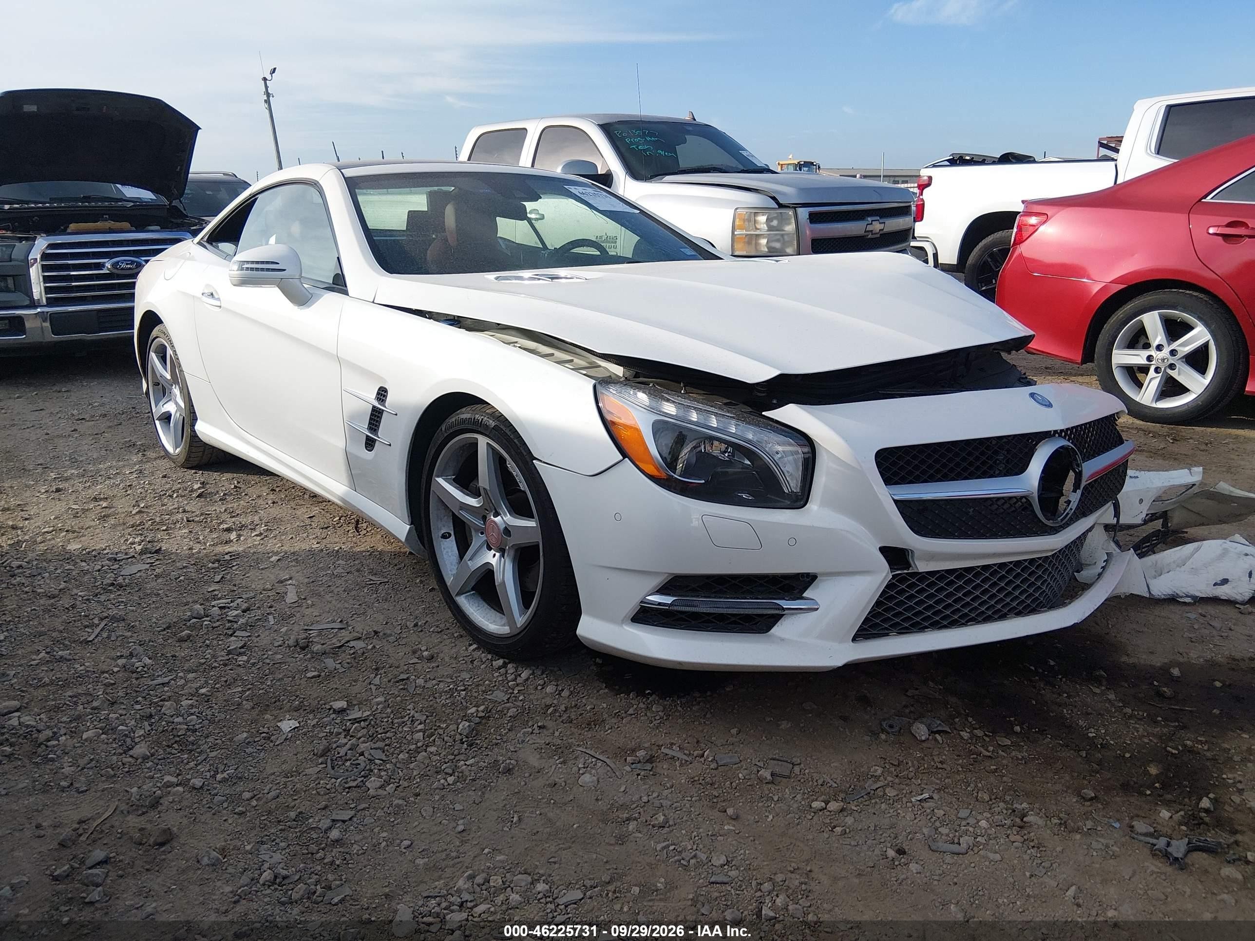 2016 Mercedes-Benz SL-Class VIN WDDJK6FA9GF038888 — IAAI salvage auction photo