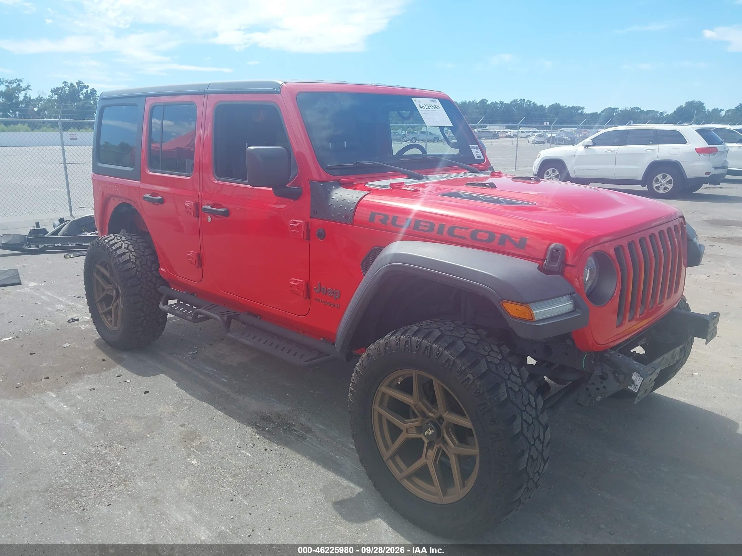 2020 Jeep Wrangler Unlimited VIN 1C4HJXFN3LW223498 — IAAI salvage auction photo