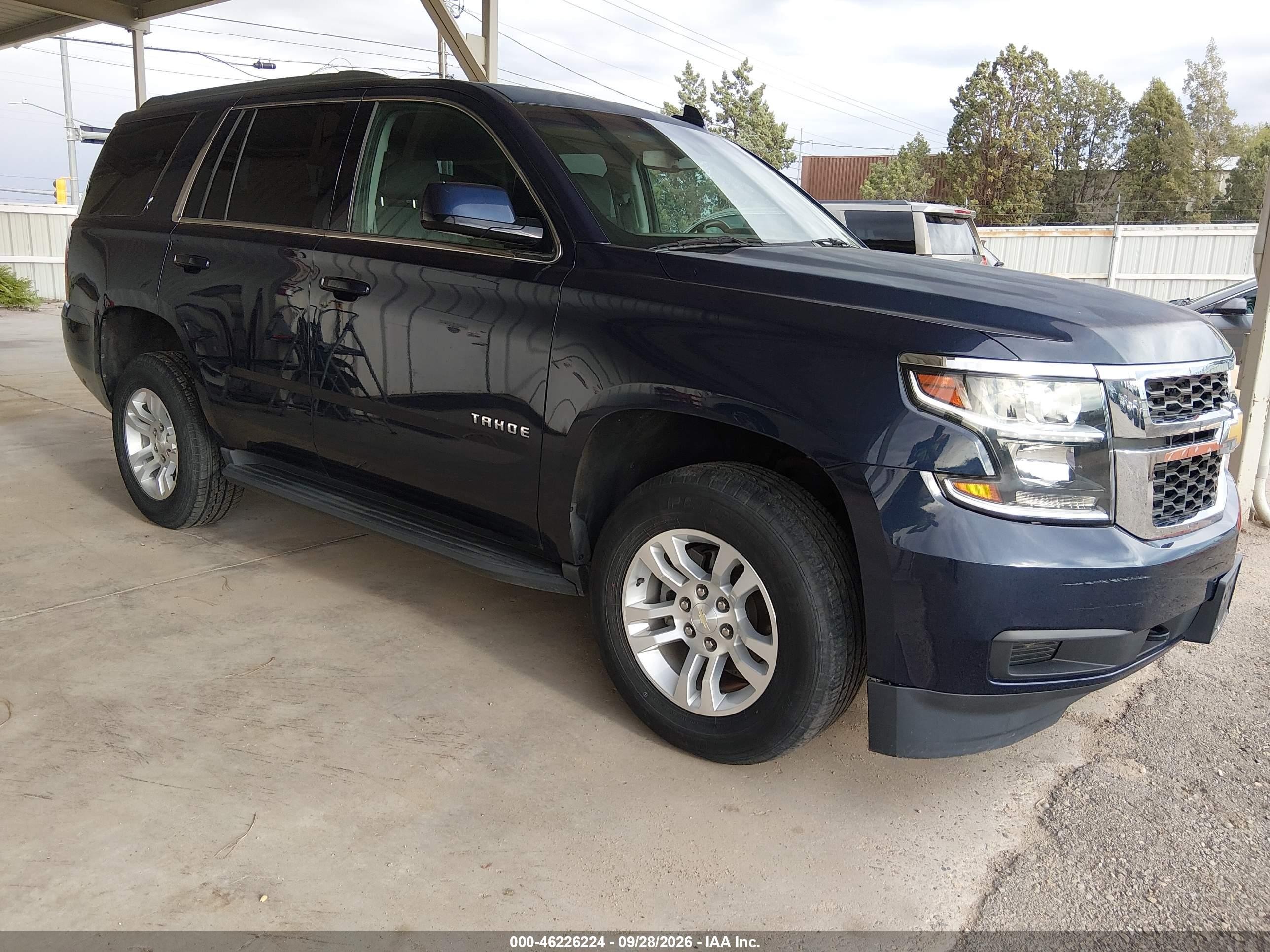 2017 Chevrolet Tahoe VIN 1GNSKAEC0HR294168 — IAAI salvage auction photo