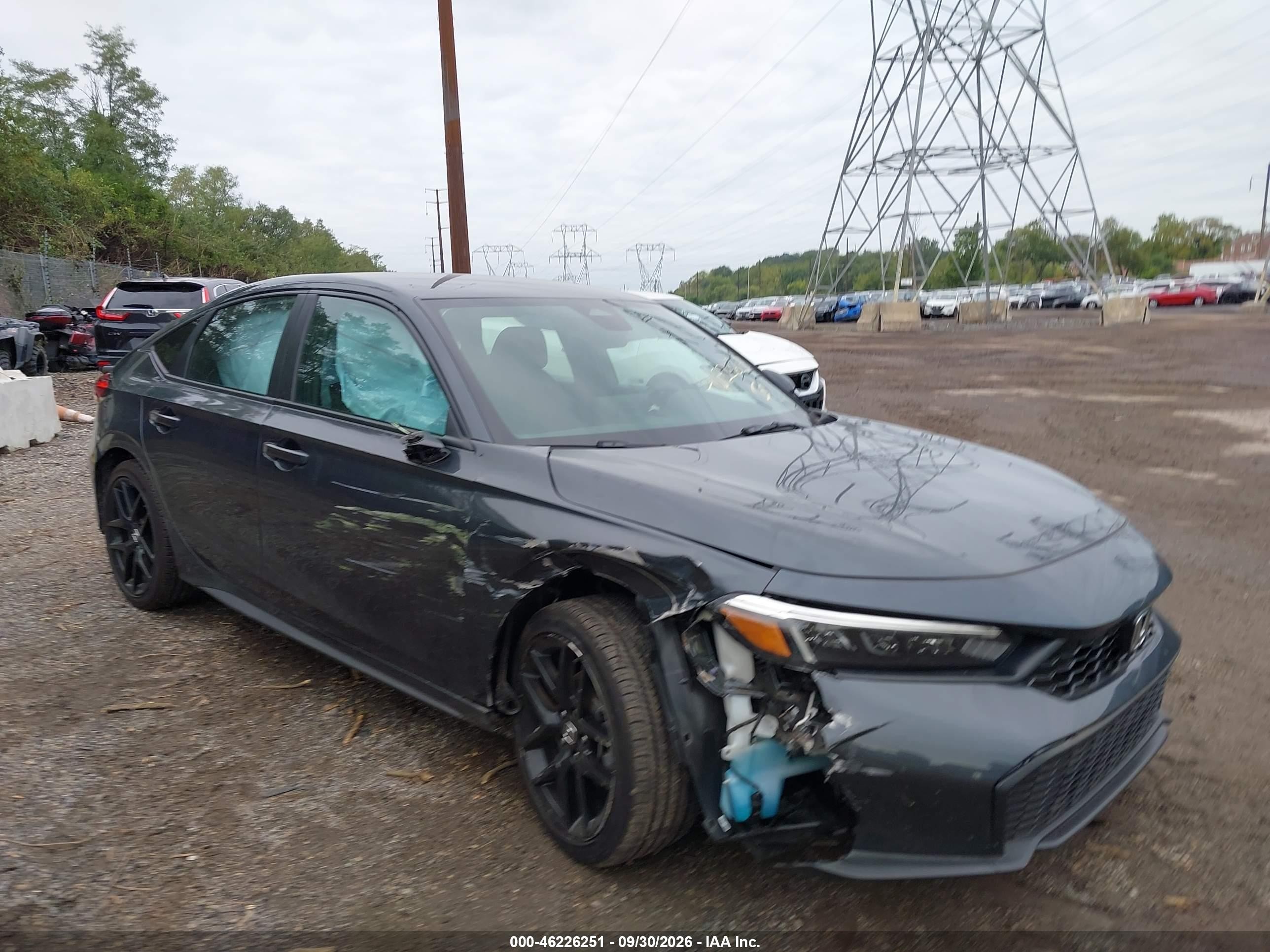 2025 Honda Civic VIN 19XFL2H8XSE035565 — IAAI salvage auction photo