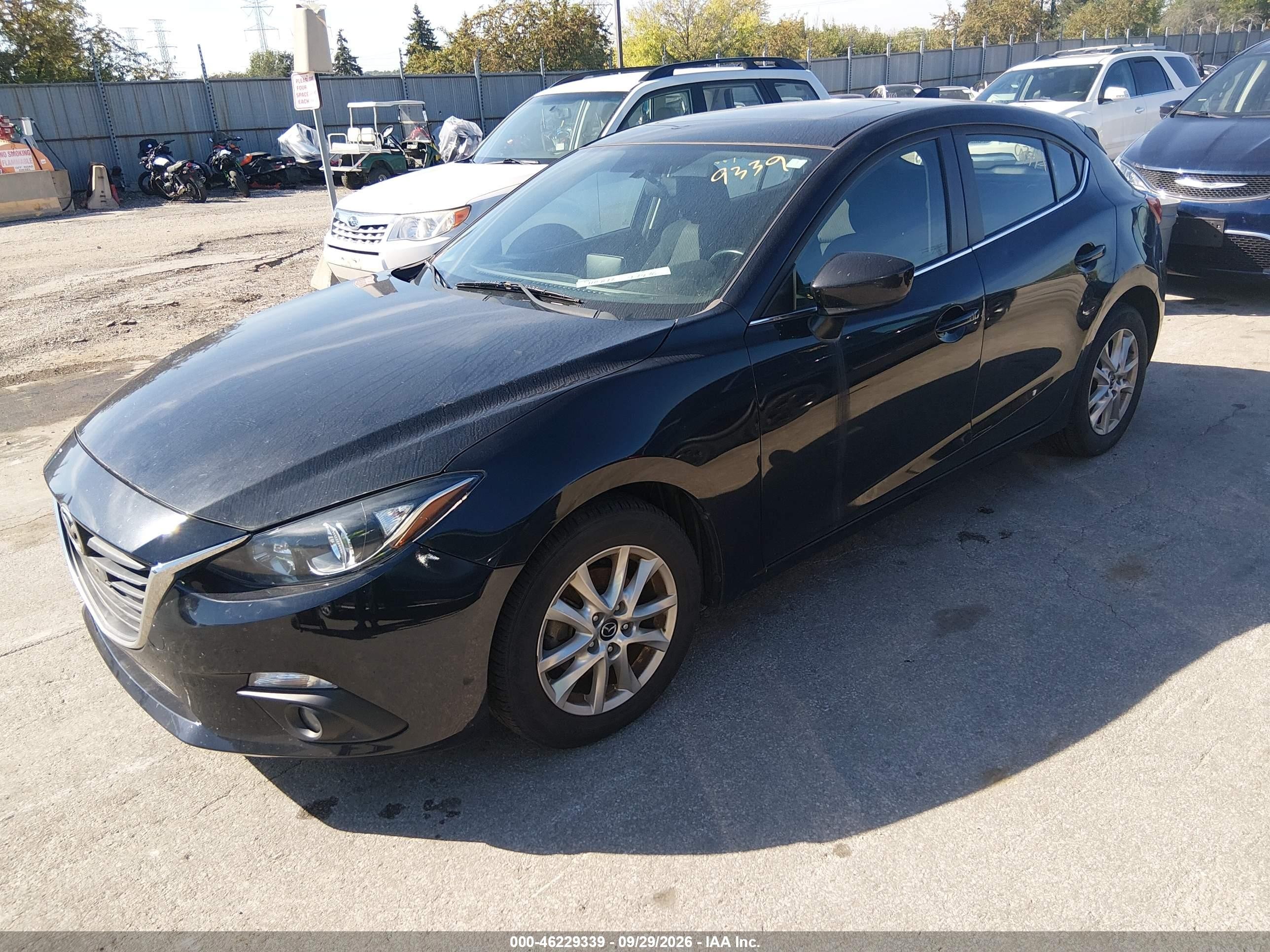 2015 Mazda 3 VIN 3MZBM1L72FM234963 IAAI salvage auction — Normal Wear, Clear (Illinois), sold $3,100 on 2026-10-10 (photo 2)