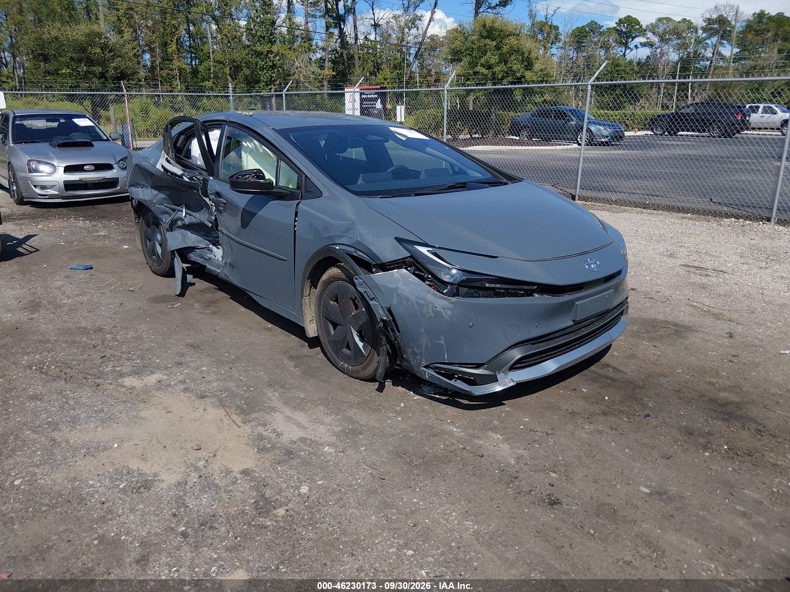 2026 Toyota Prius Plug-In VIN JTDACACU4T3072094 — IAAI salvage auction photo