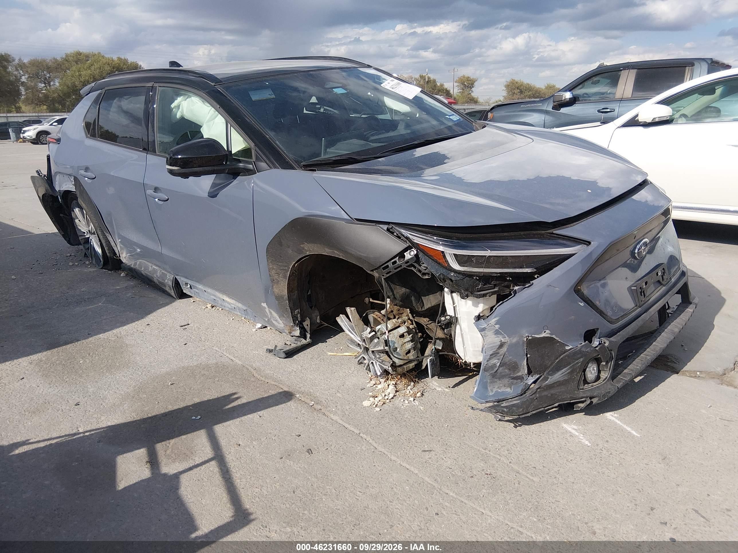 2024 Subaru Solterra VIN JTMABABA8RA054955 — IAAI salvage auction photo