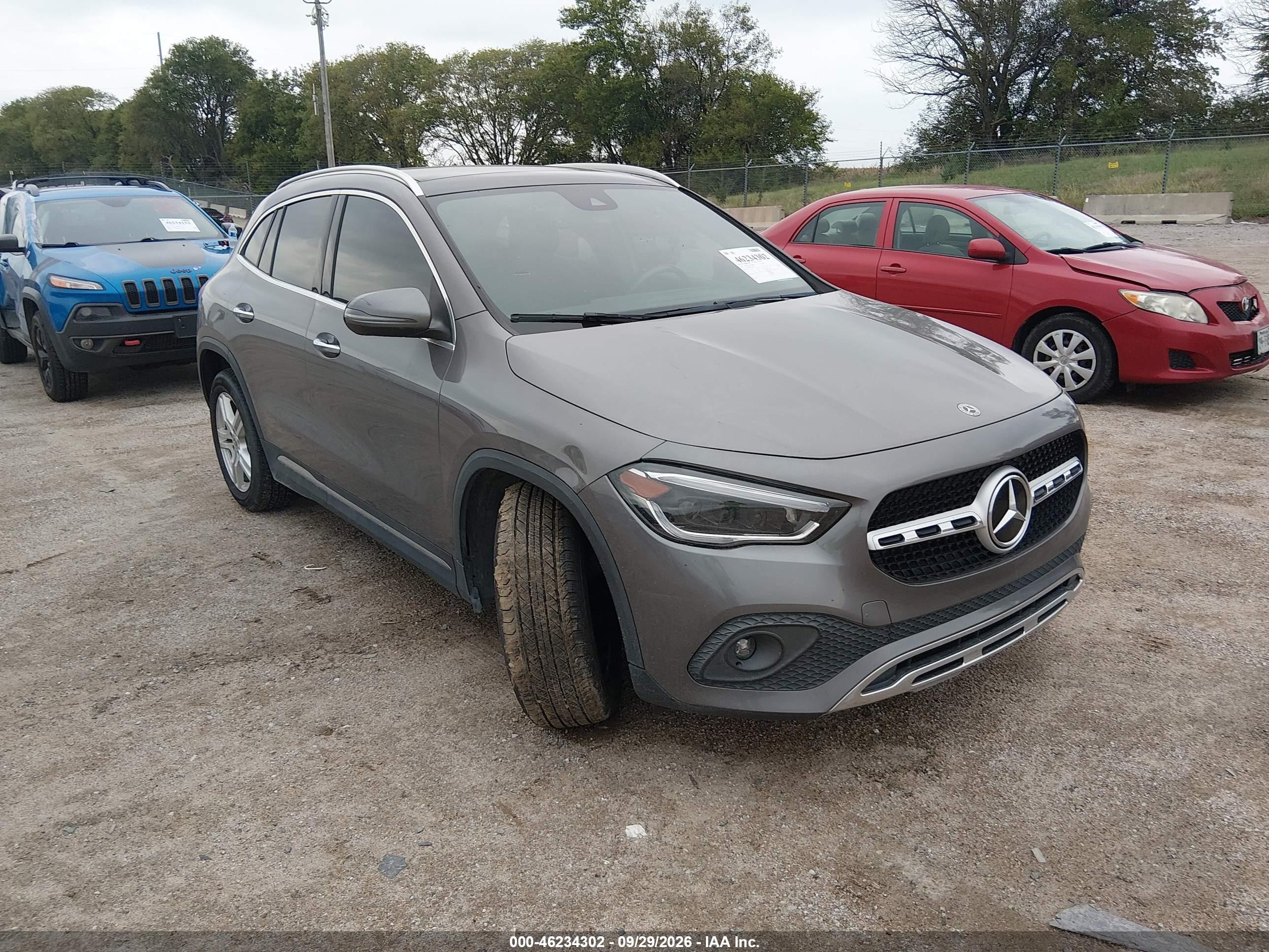 2022 Mercedes-Benz GLA-Class VIN W1N4N4HB0NJ360122 — IAAI salvage auction photo